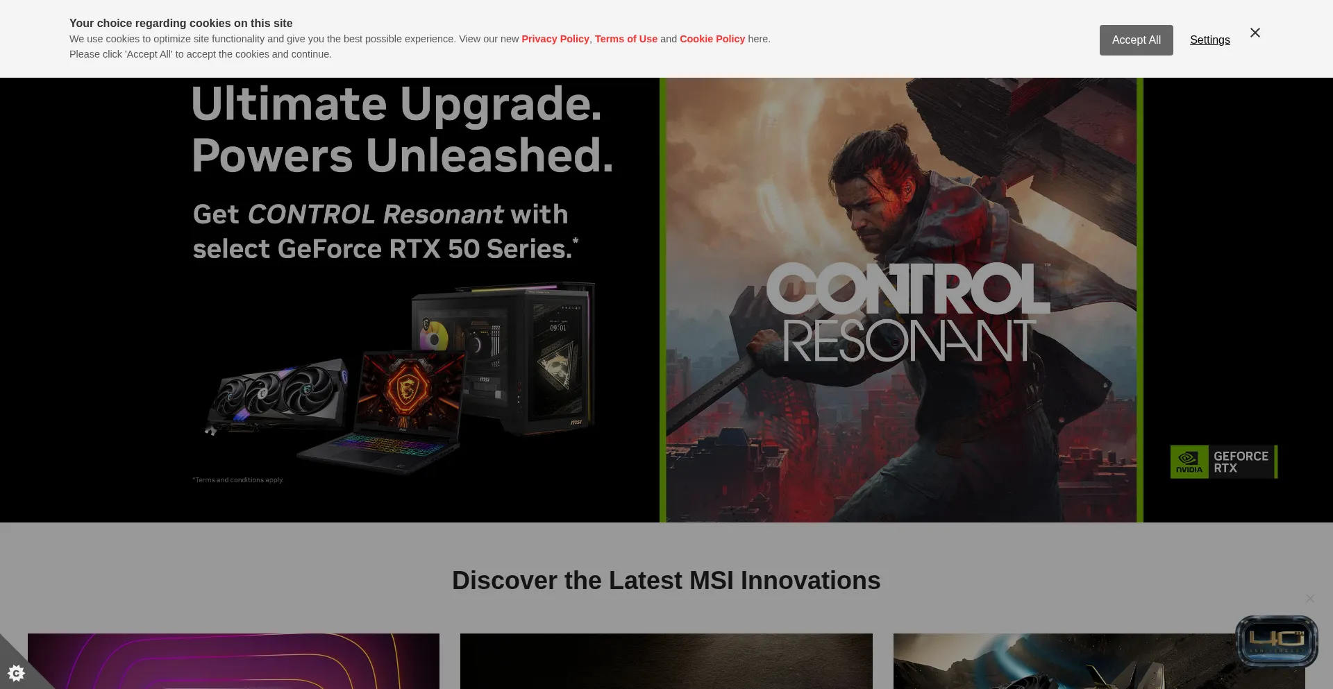 My.msi.com