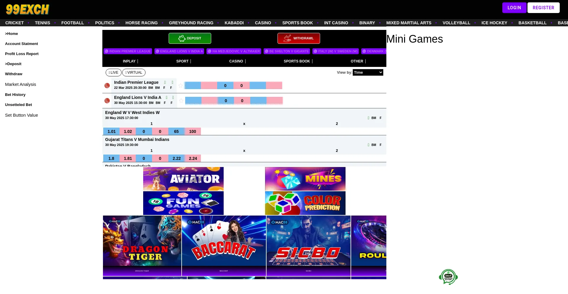 Website screenshot of My99exchpro.com