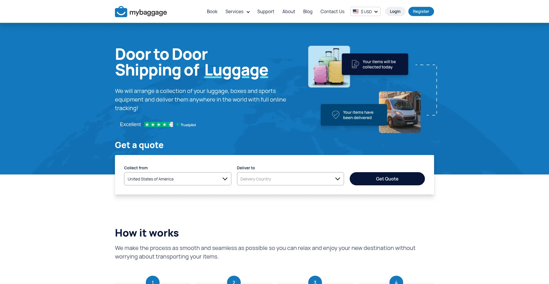 Mybaggage.com Screenshot