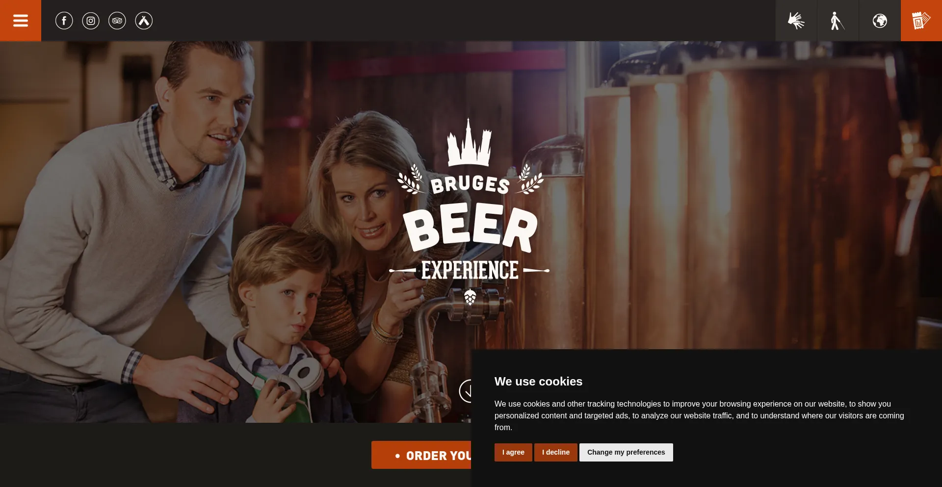 Website screenshot of Mybeerexperience.com