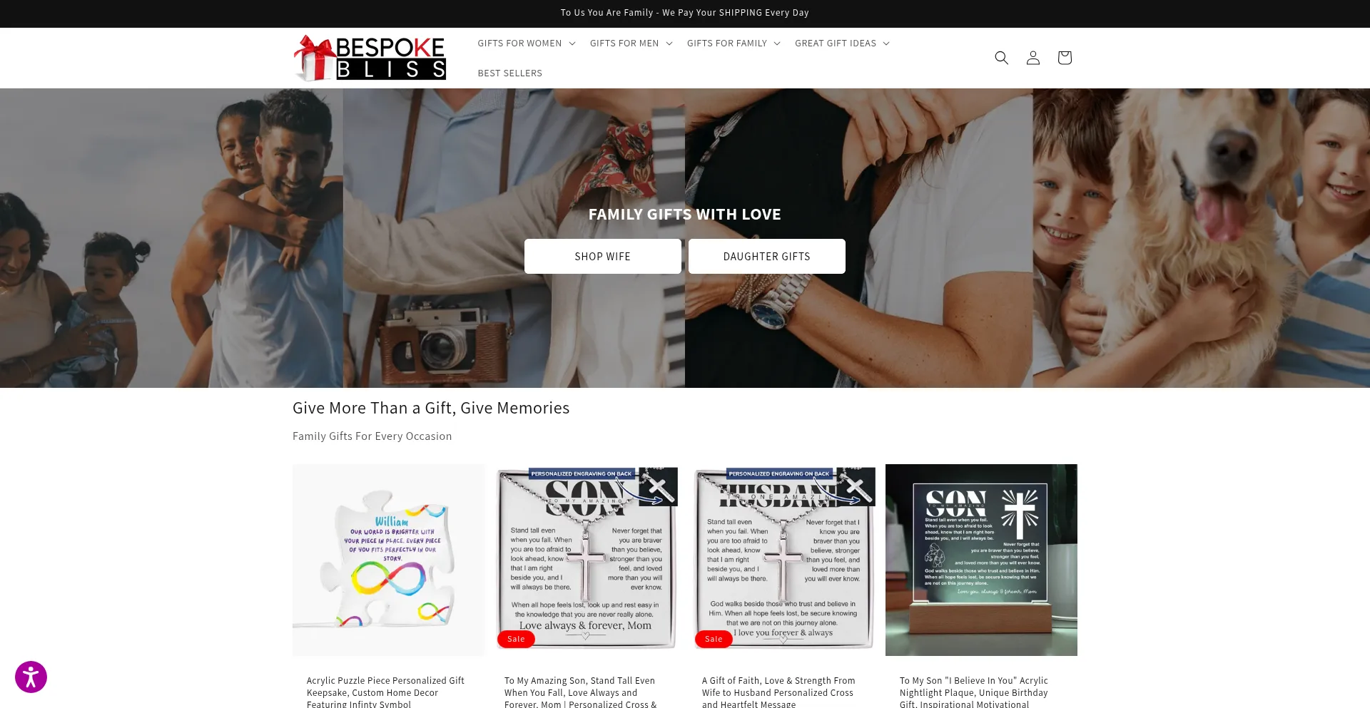 Mybespokebliss.com Screenshot