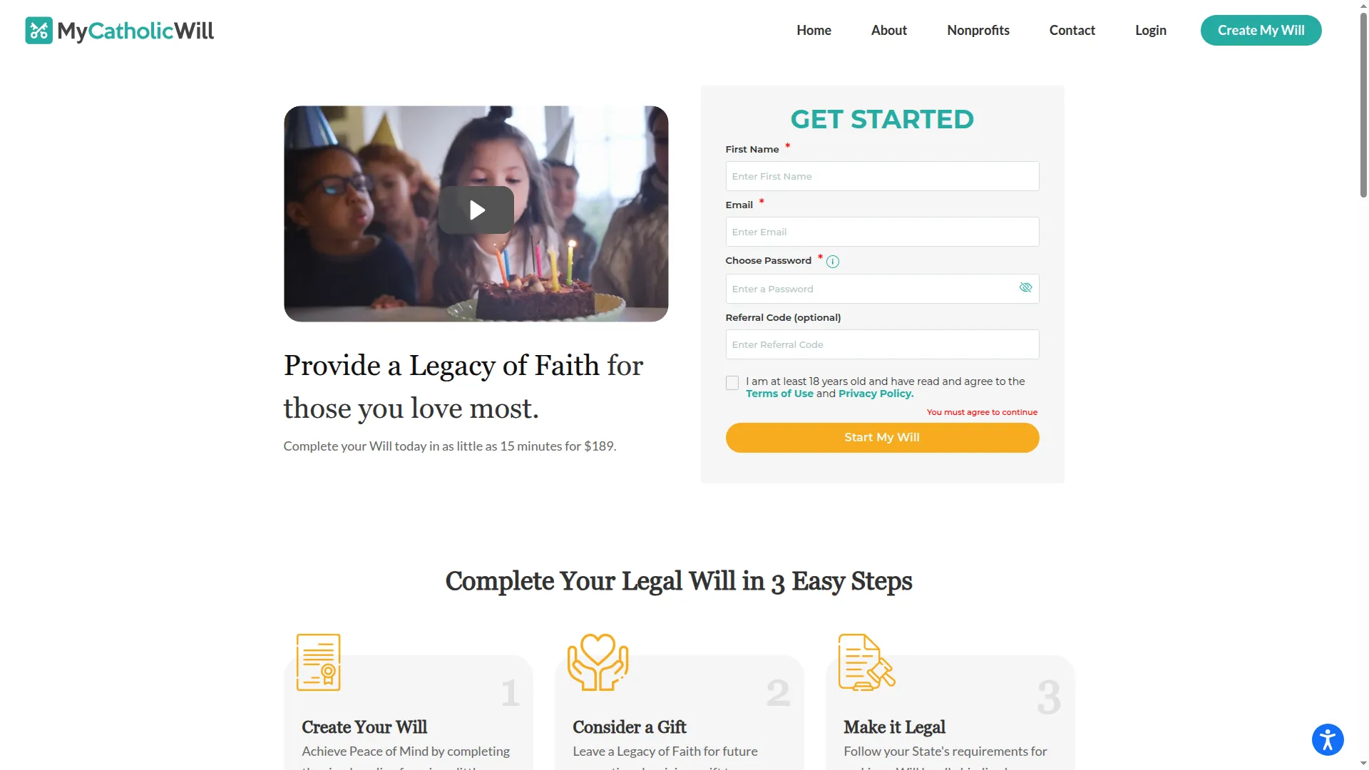 Mycatholicwill.com