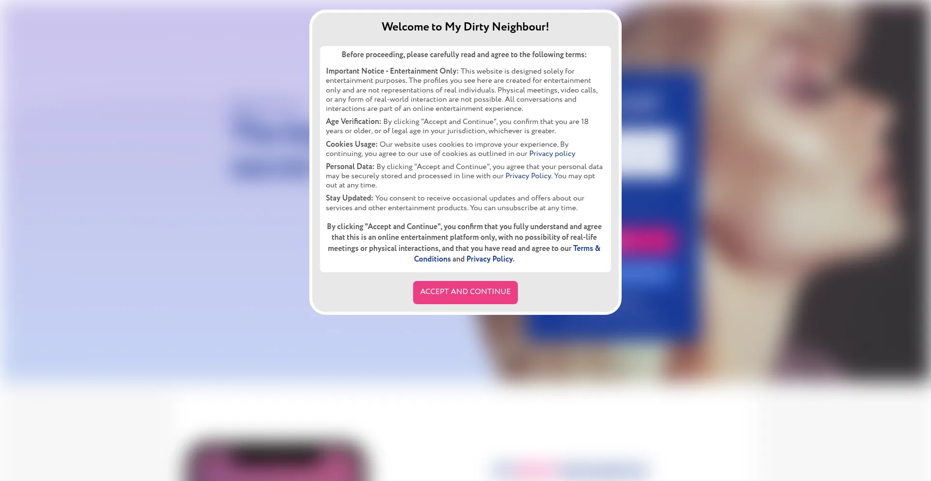 Mydirtyneighbour.com Screenshot
