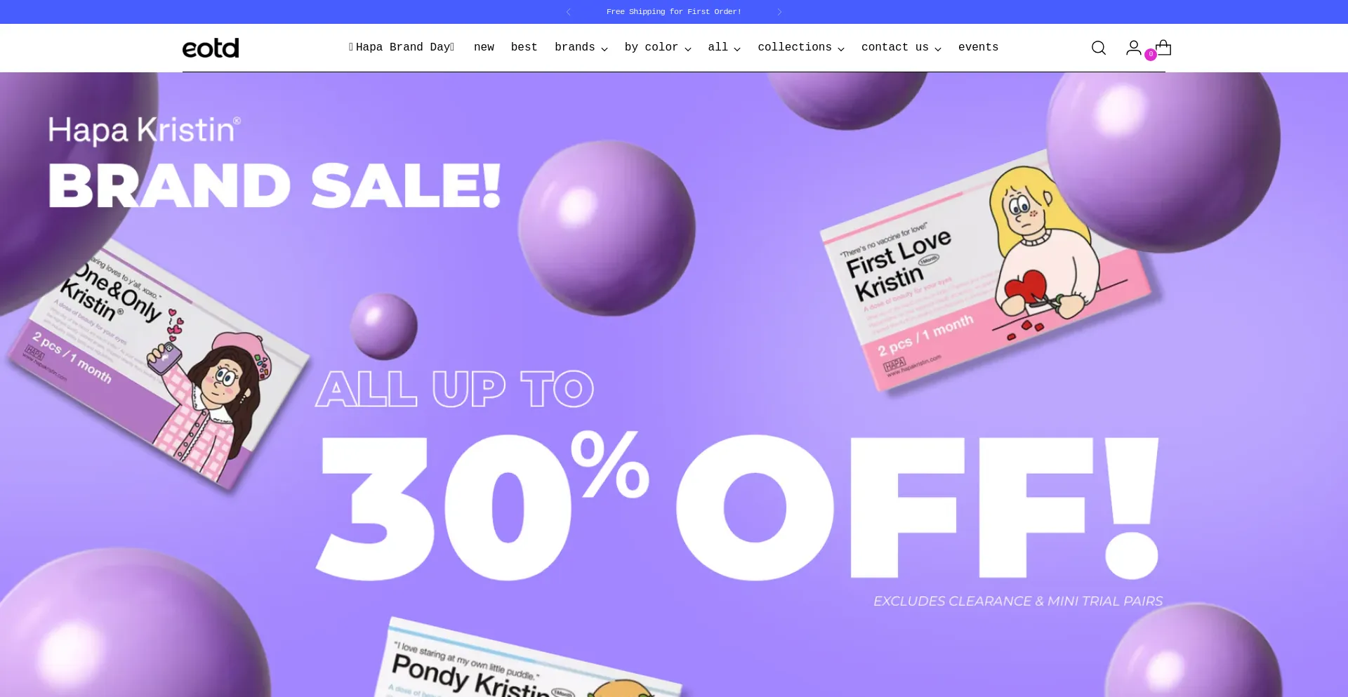 Website screenshot of Myeotd.com
