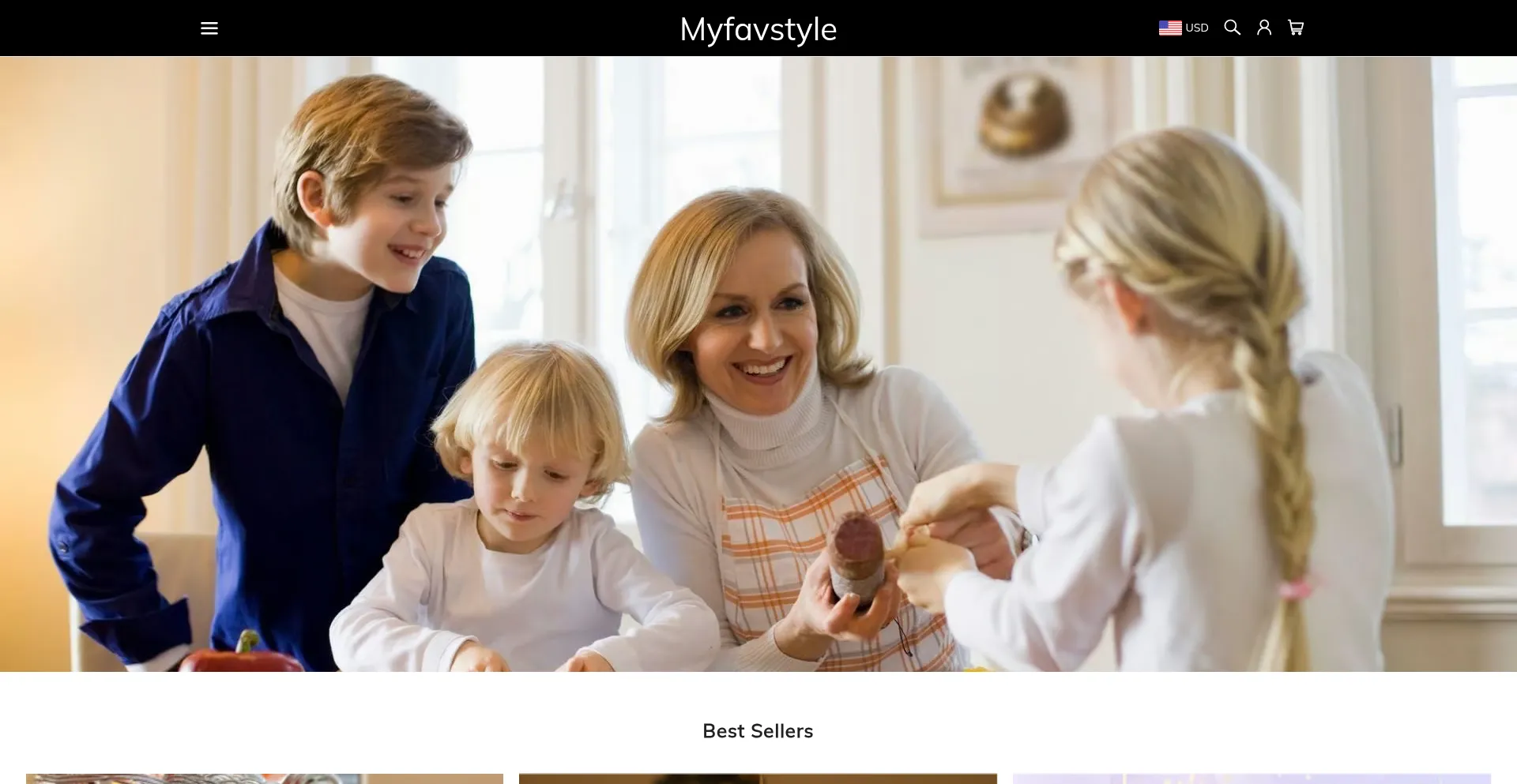 Website screenshot of Myfavstyle.com