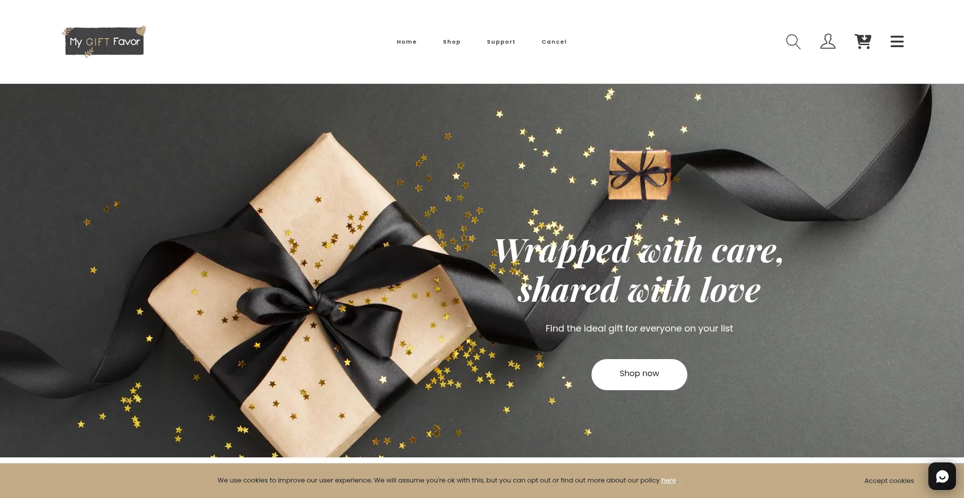 Mygiftfavor.com Screenshot