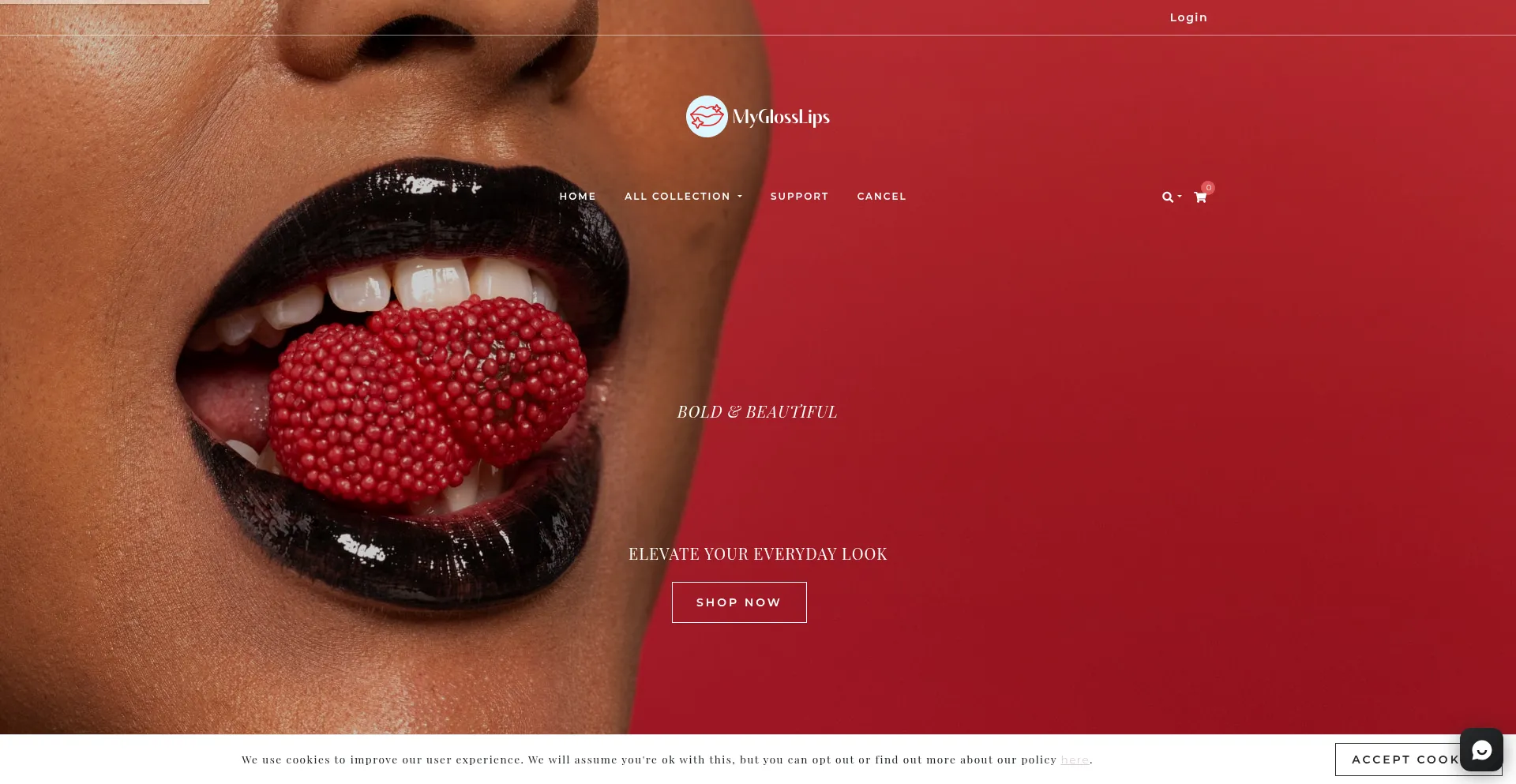 Myglosslips.com Screenshot