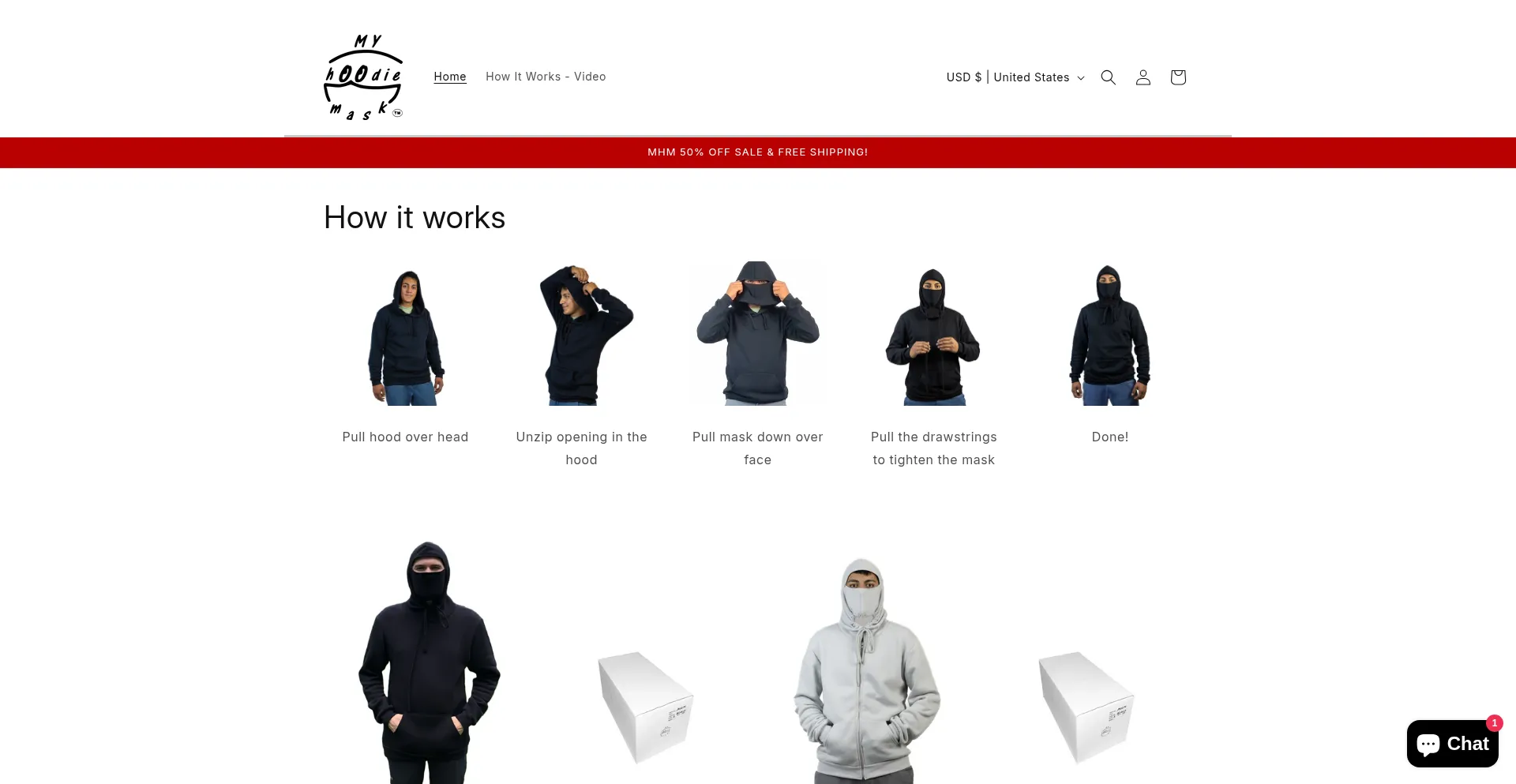 Myhoodiemask.com