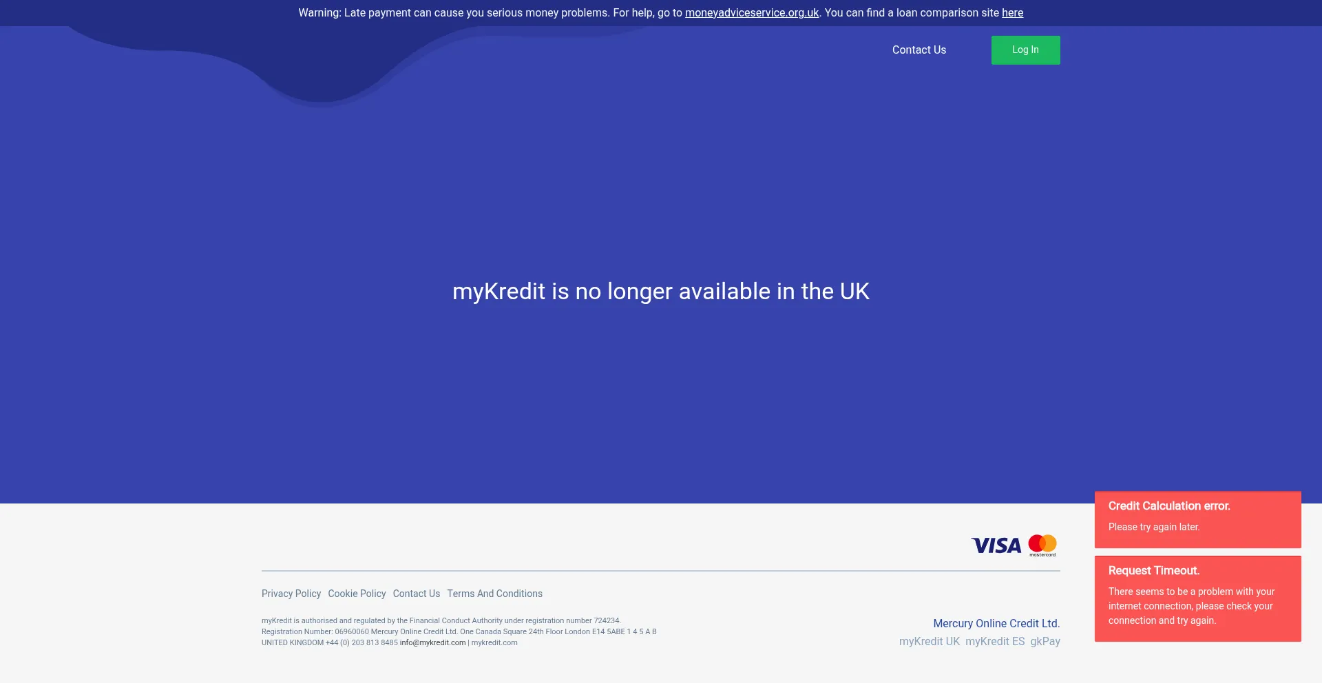 Mykredit.com Screenshot