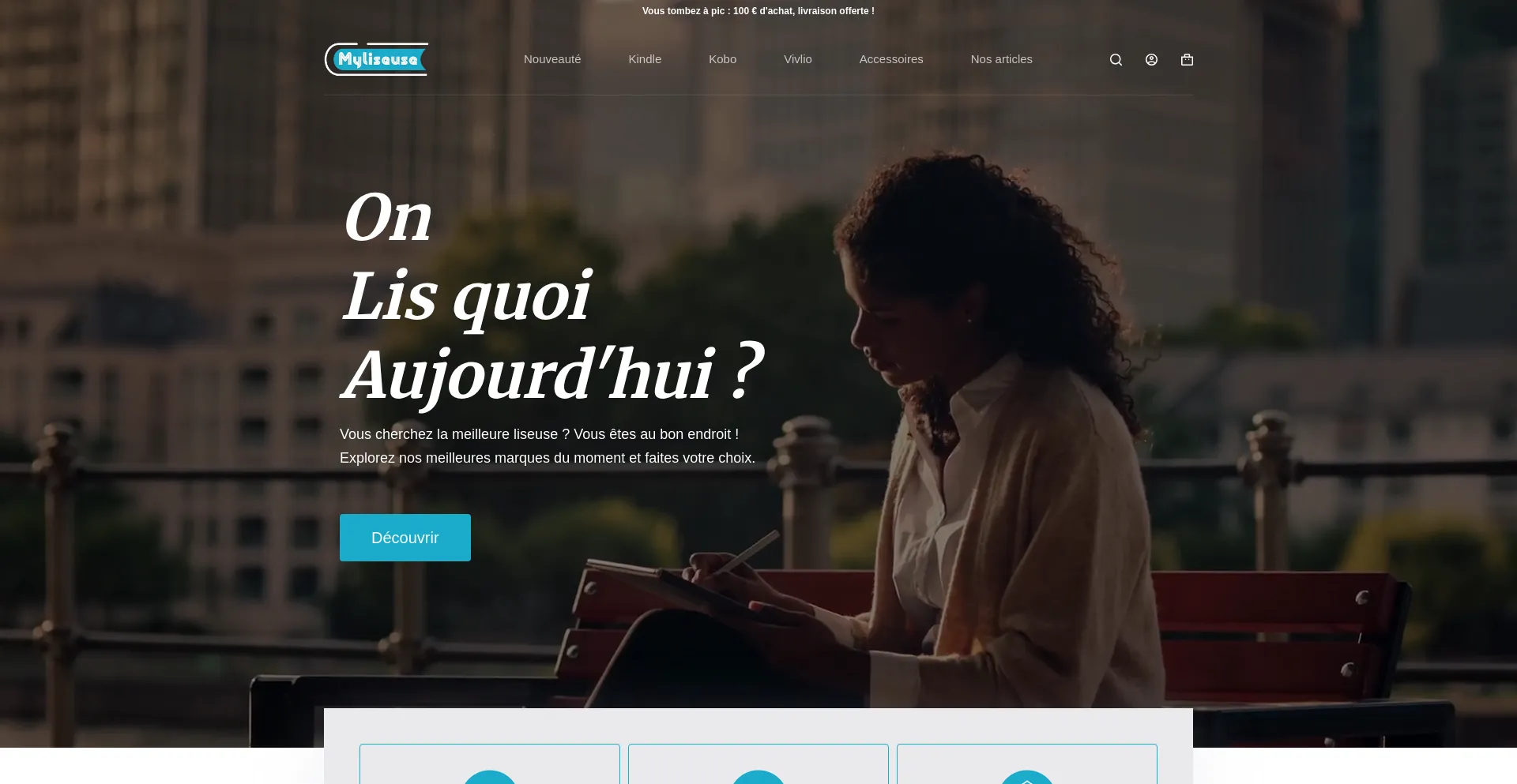 Website screenshot of Myliseuse.com