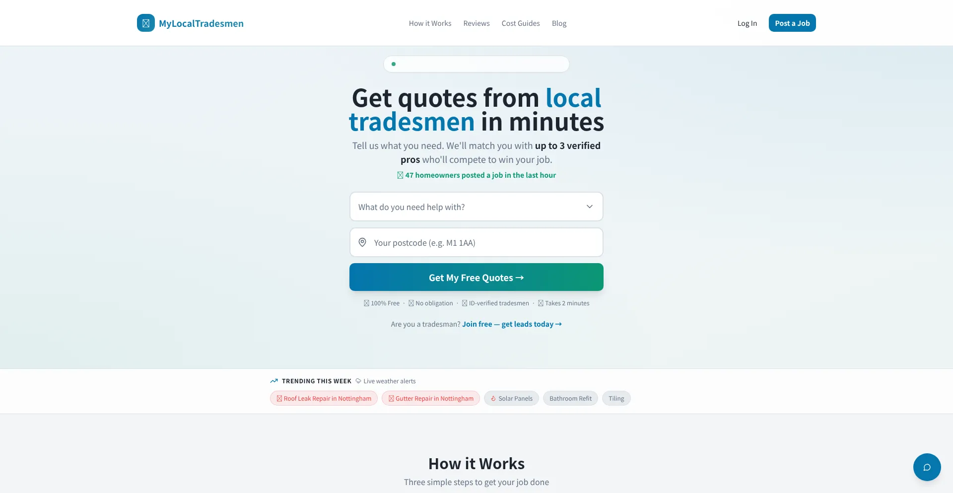 Mylocaltradesmen.co.uk
