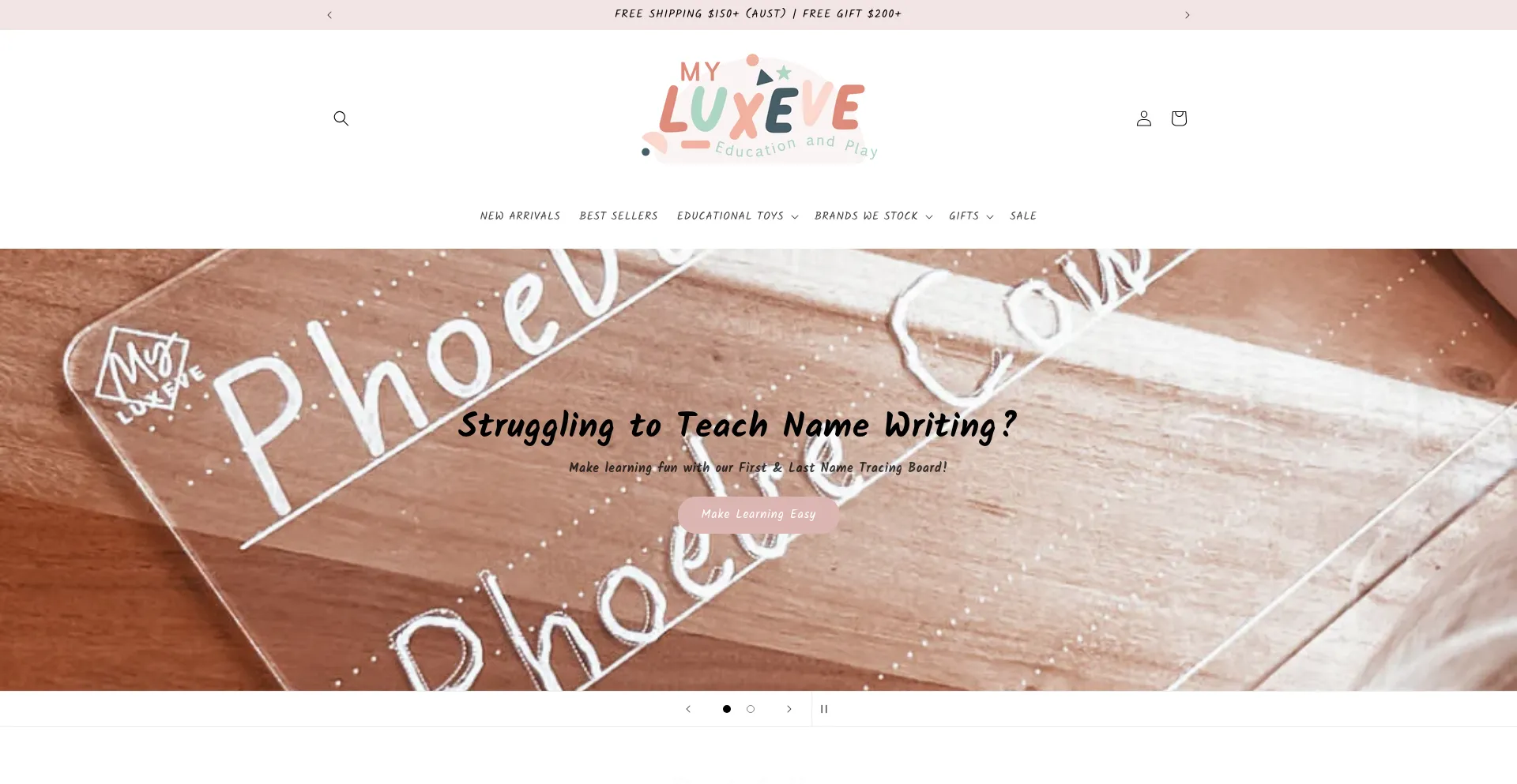 Myluxeve.com Screenshot