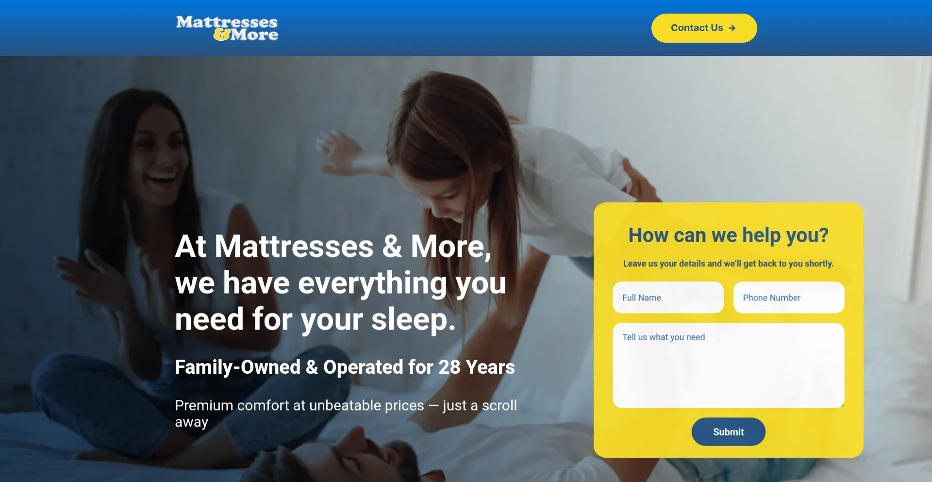Mymattressesandmore.shop Screenshot