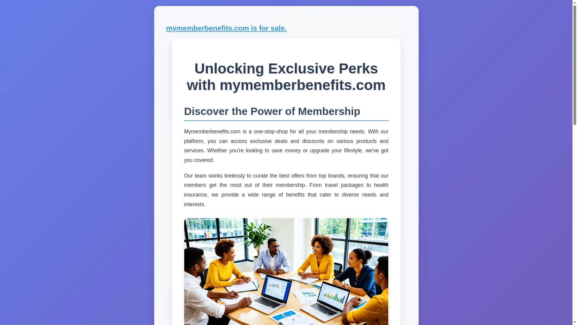 Mymemberbenefits.com