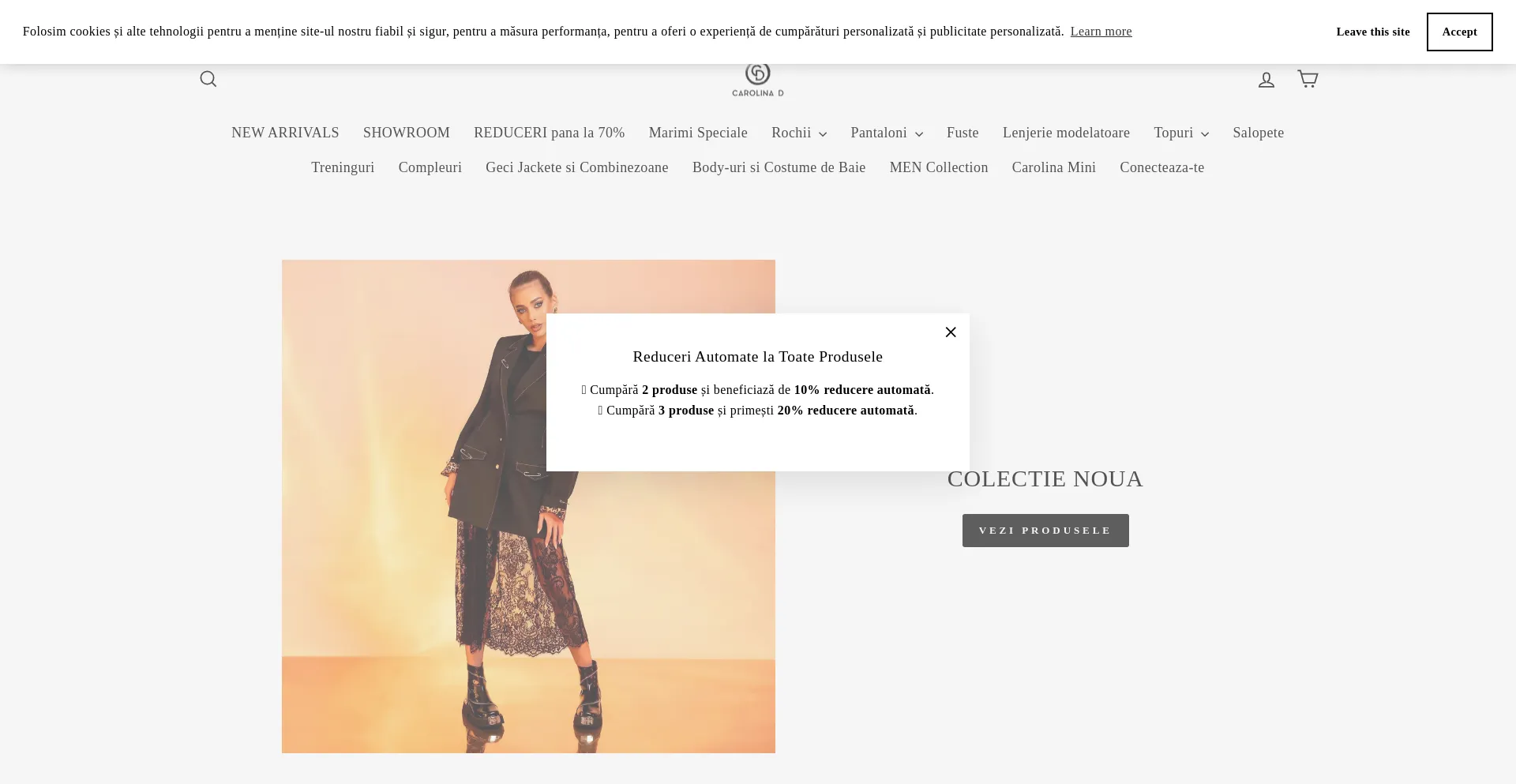 Website screenshot of Mynameiscarolina.com