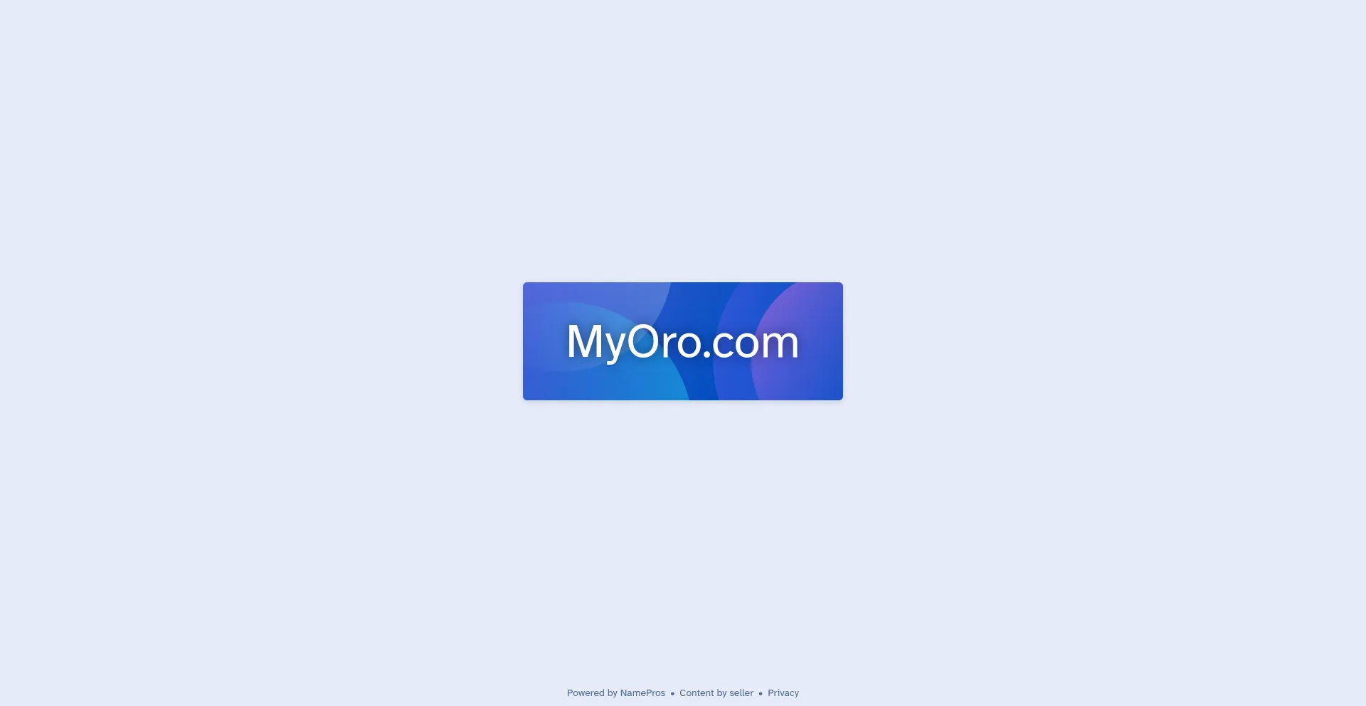 Myoro.com