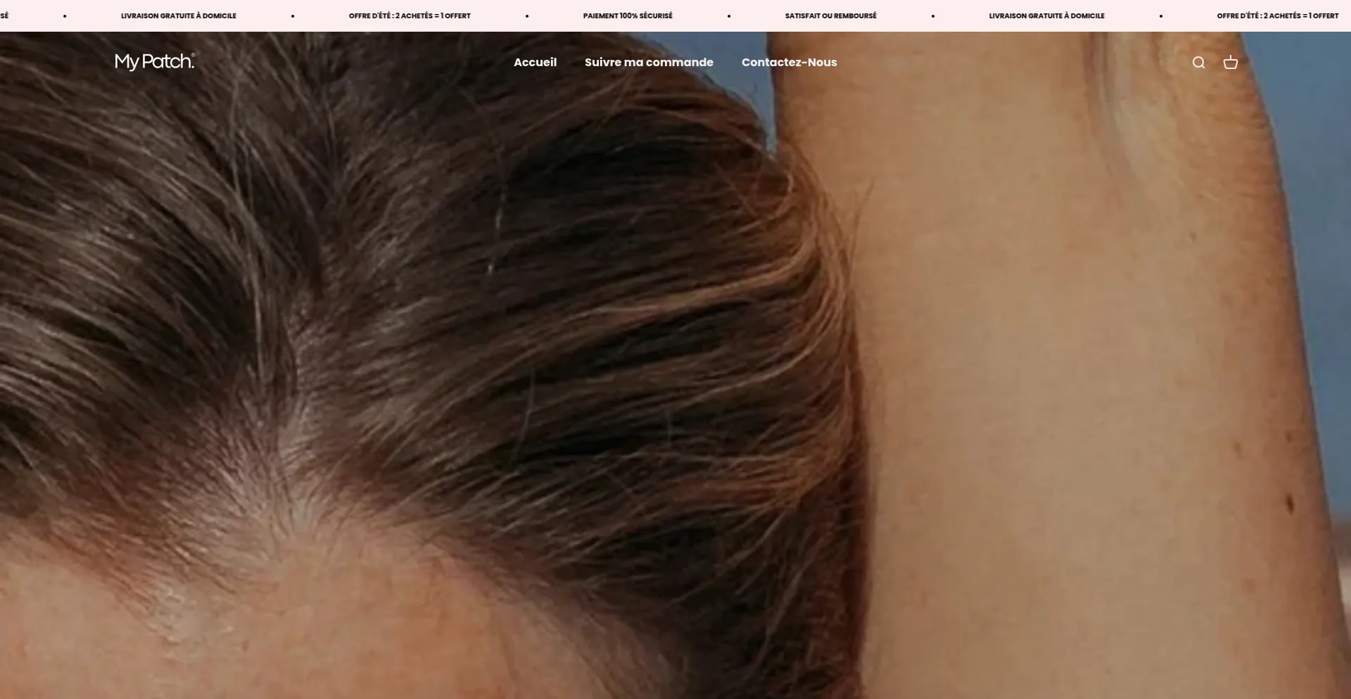 Website screenshot of Mypatch.store