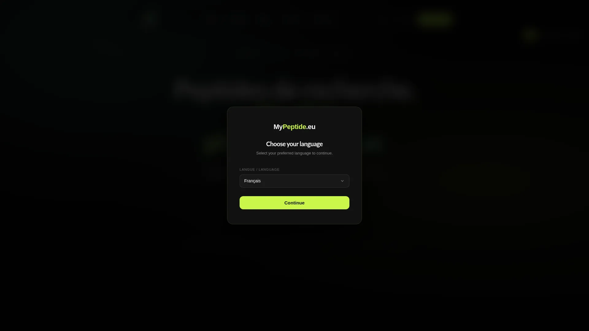 Mypeptide.eu