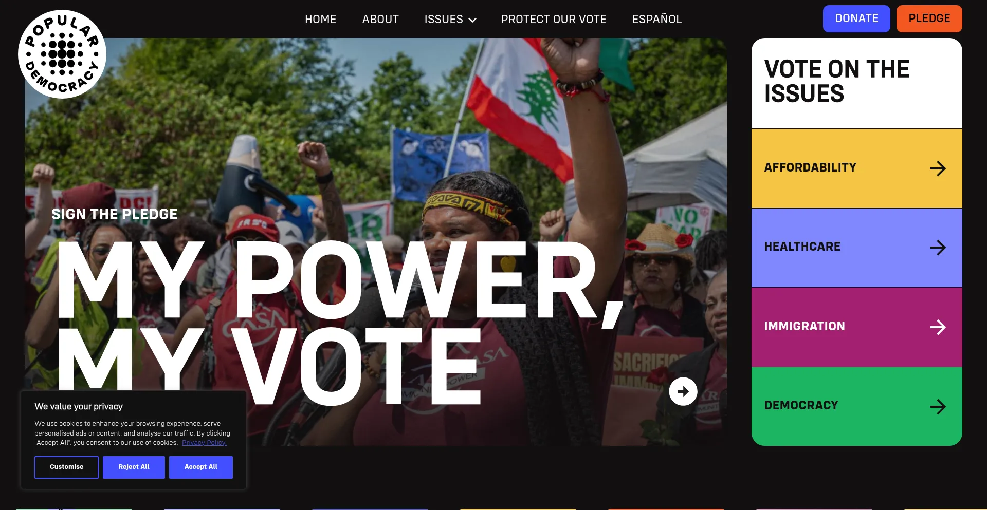 Mypowermyvote.org