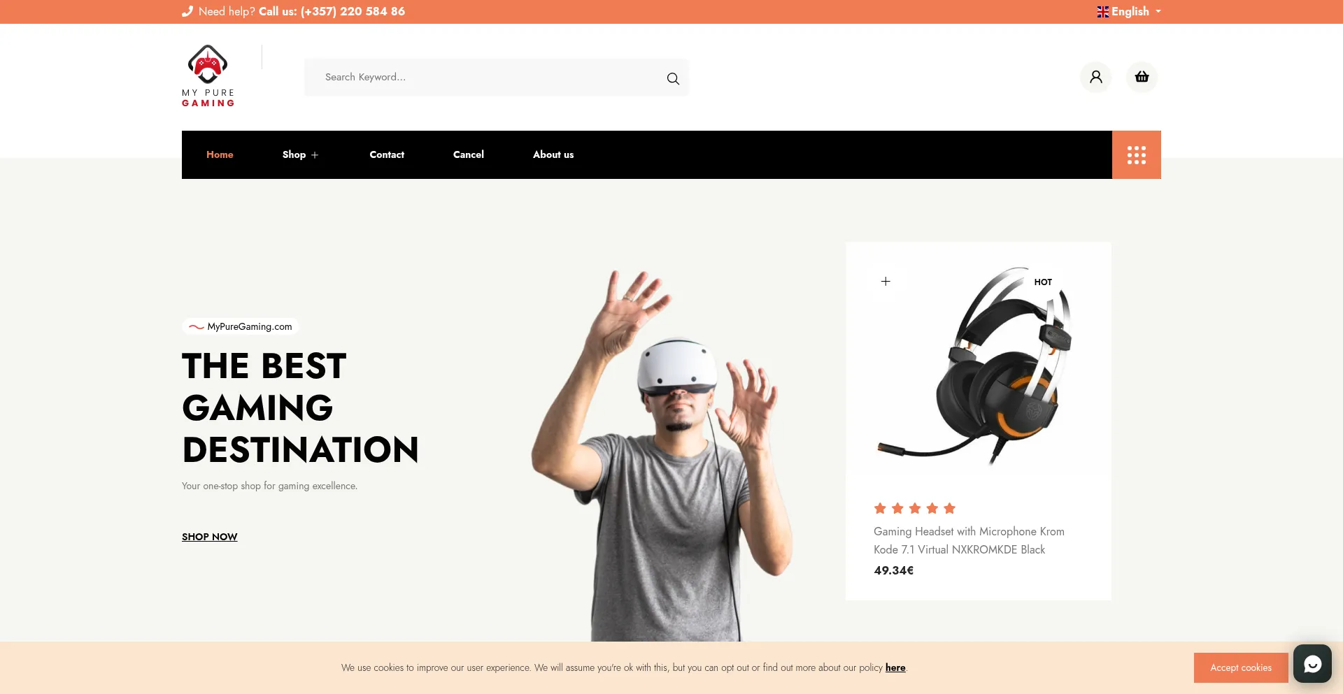 Mypuregaming.com Screenshot