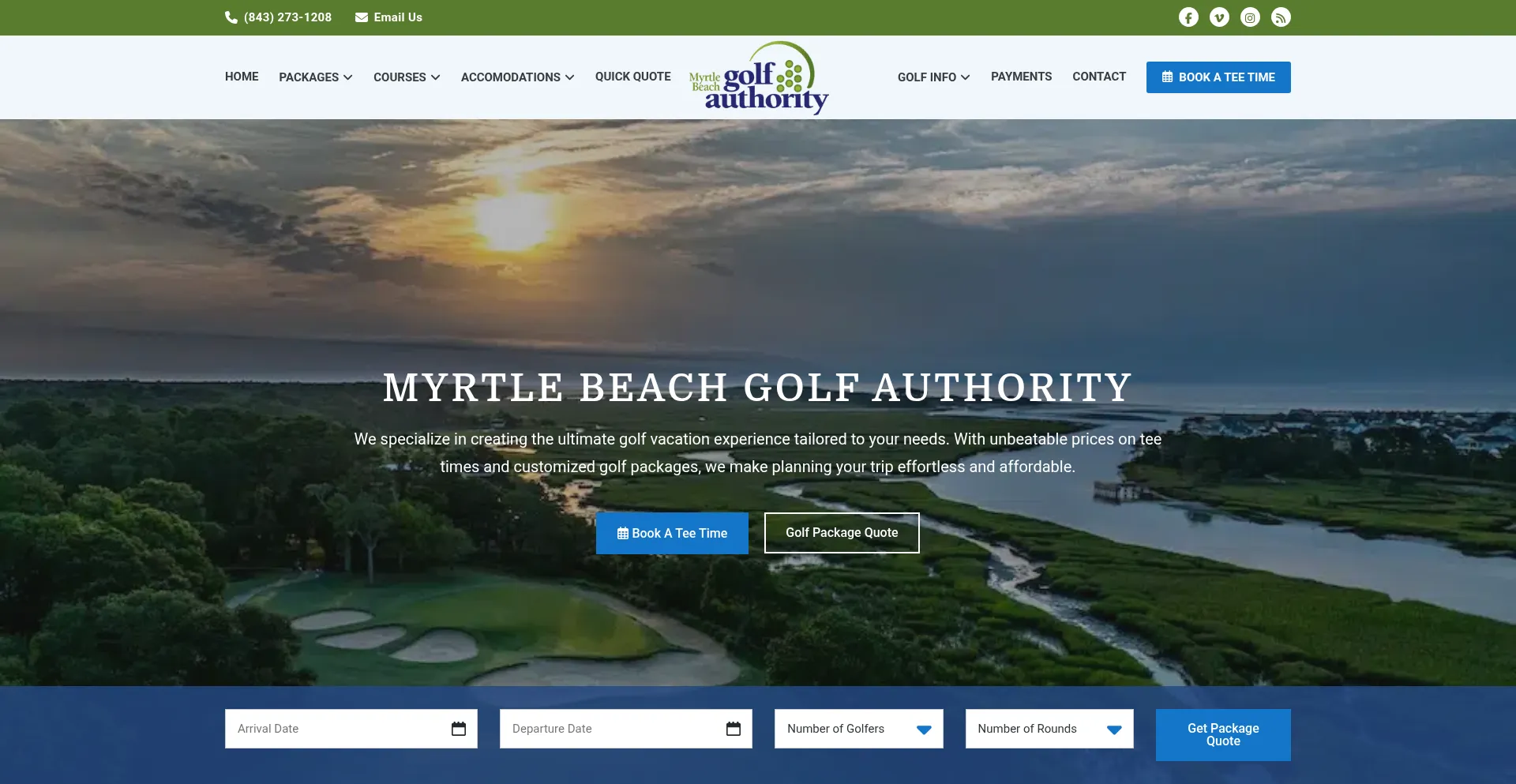 Is Myrtlebeachgolfauthority.com Safe?