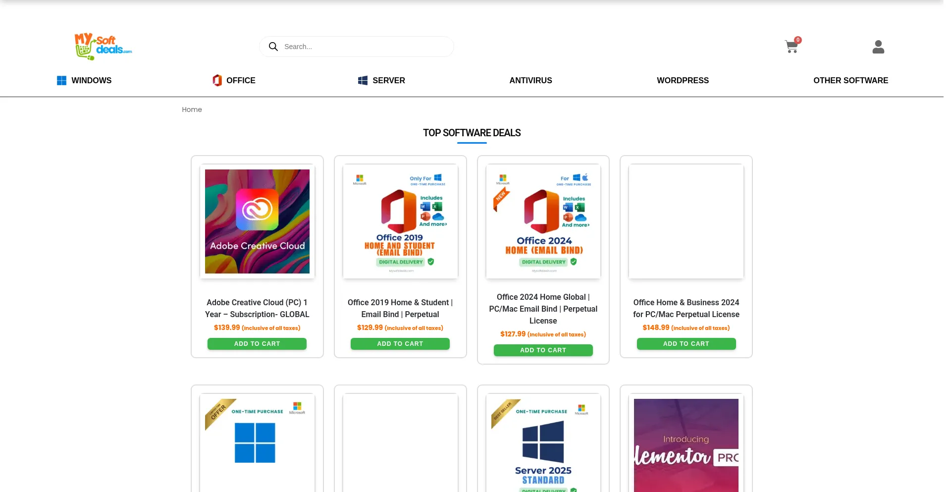 Mysoftdeals.com Screenshot