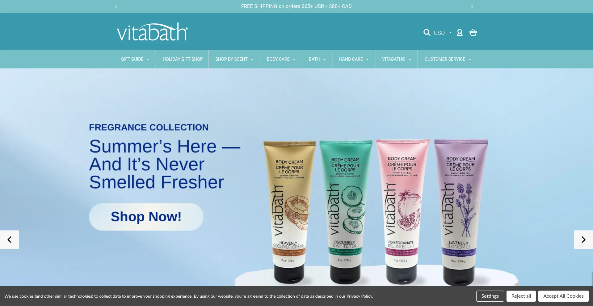 Myvitabath.com Screenshot