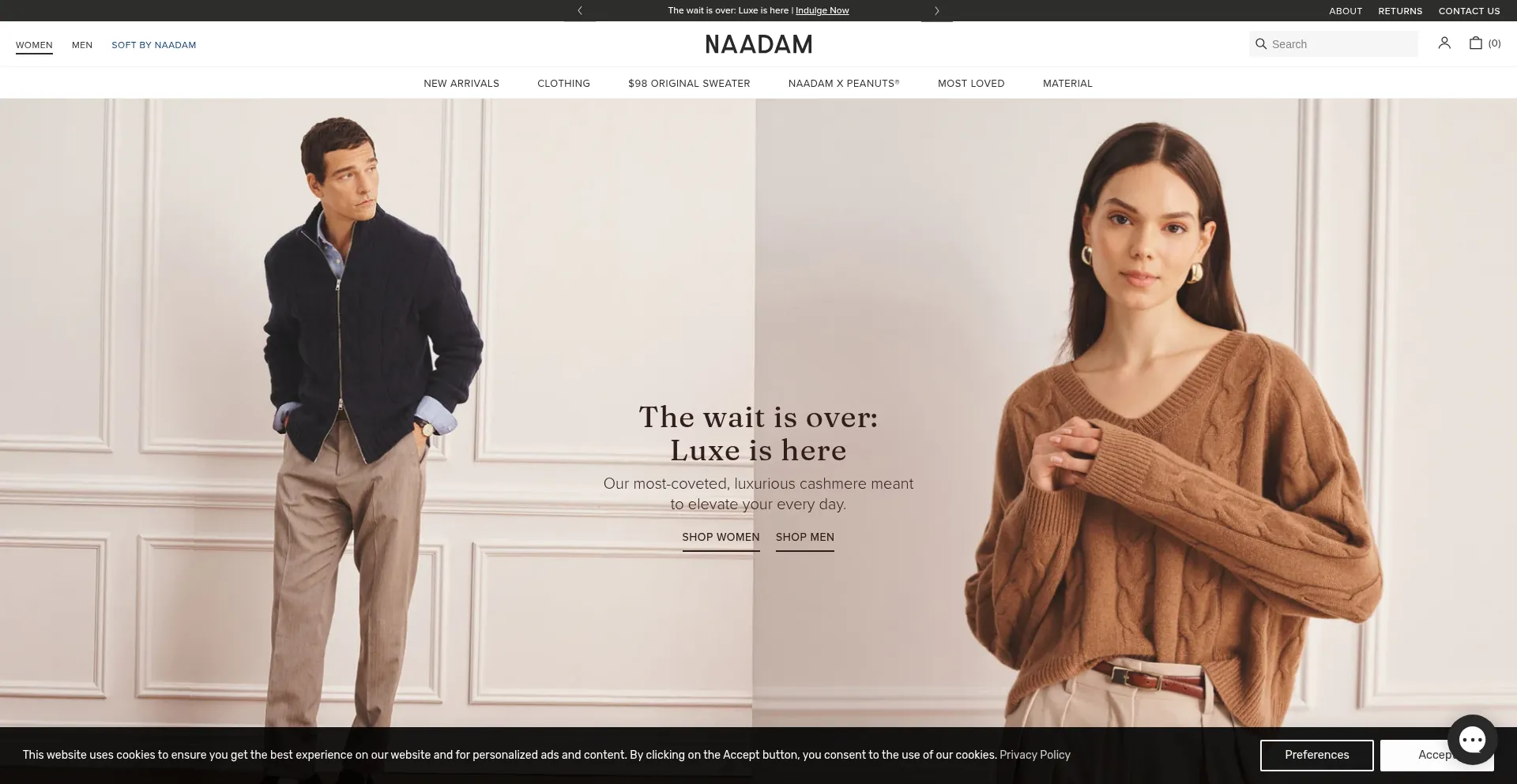 Naadam.co Screenshot
