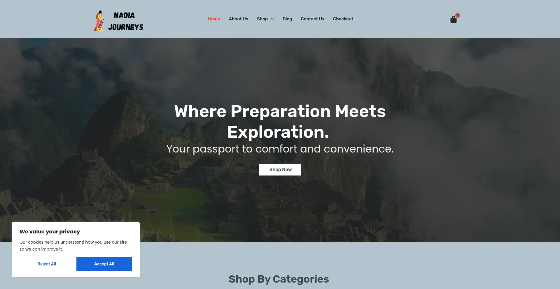 Nadiajourneys.com Screenshot