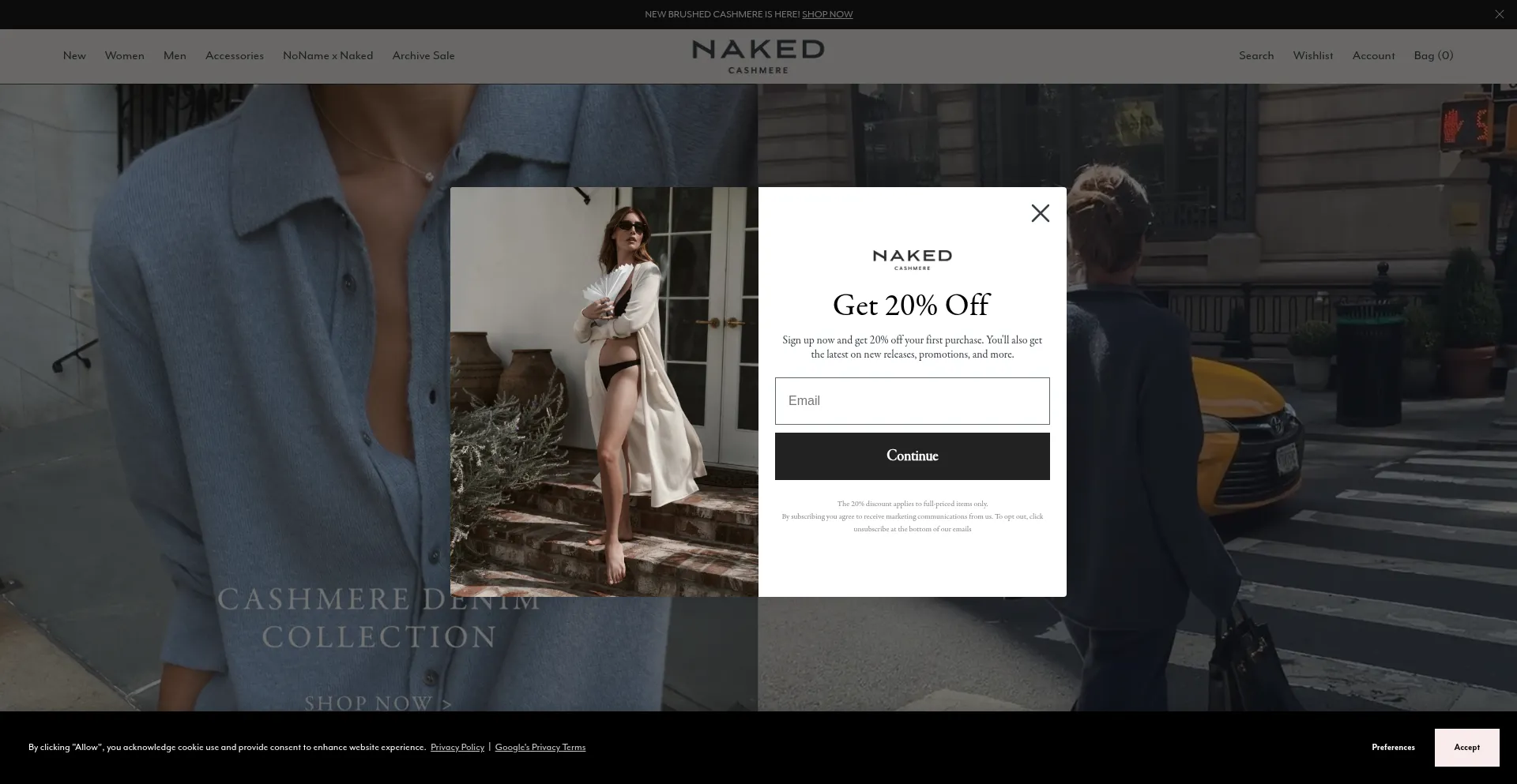 Nakedcashmere.com Screenshot