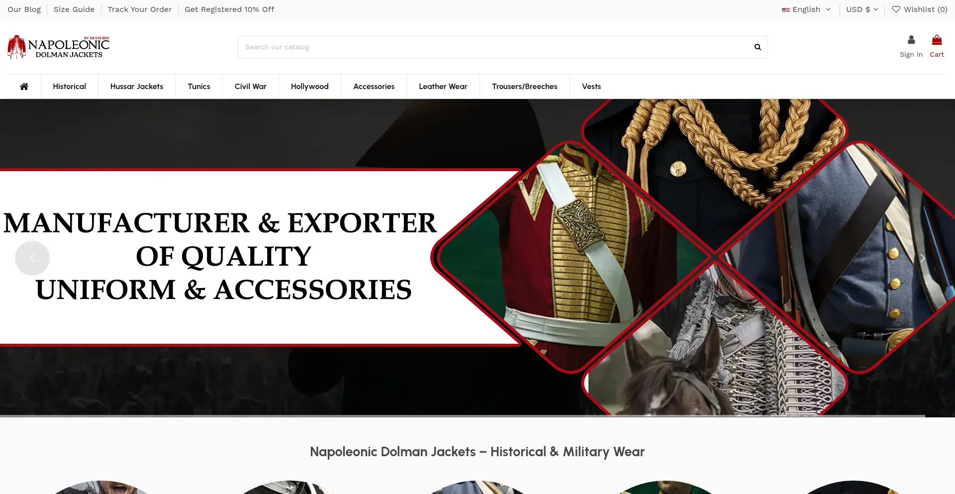 Napoleonicdolmanjackets.com