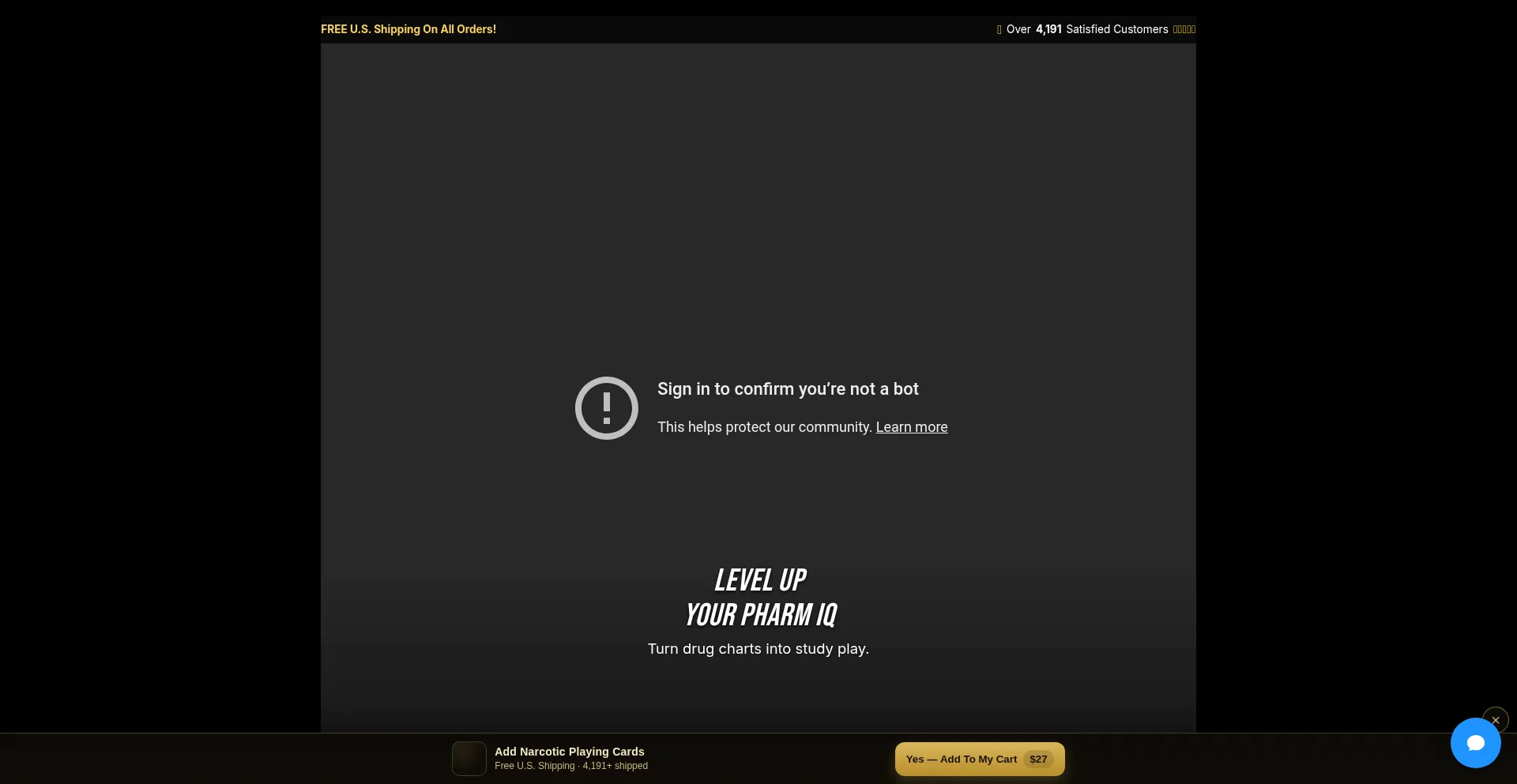 Is Narcoticplayingcards.com Safe?