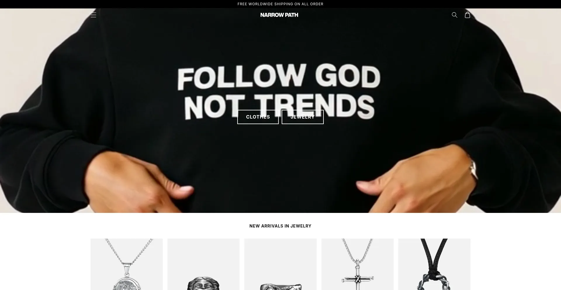Narrowpathclo.com Screenshot