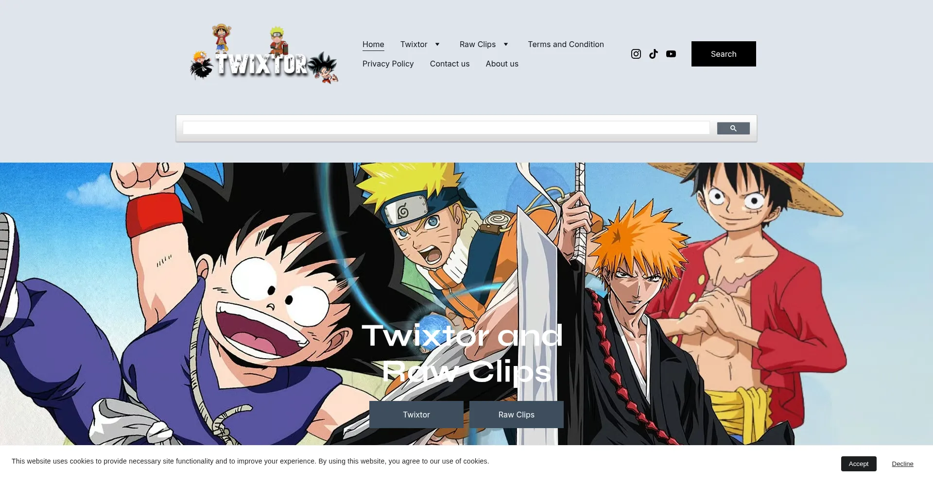 Naruffichigokutwixtor.com Screenshot