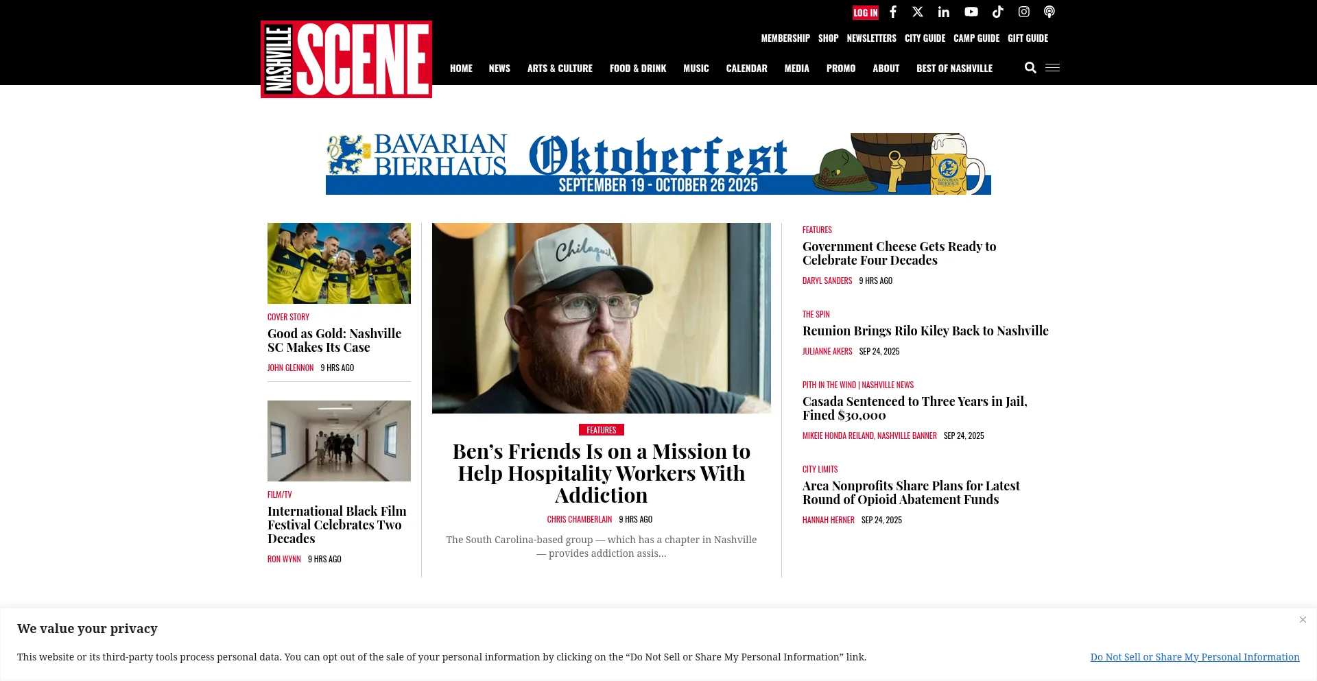 Nashvillescene.com Screenshot
