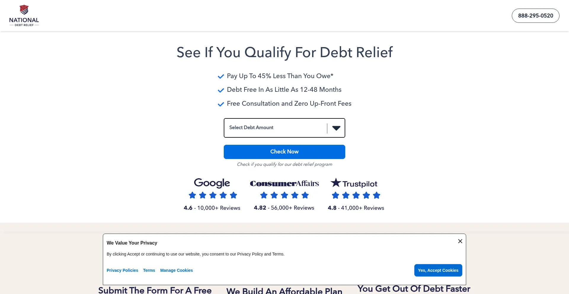 Nationadebtrelief.com Screenshot