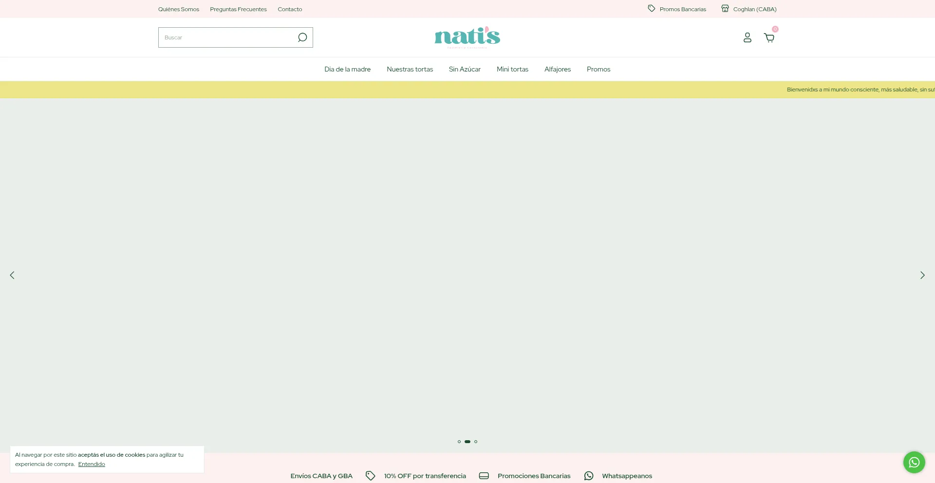 Natispasteleria.com.ar Screenshot