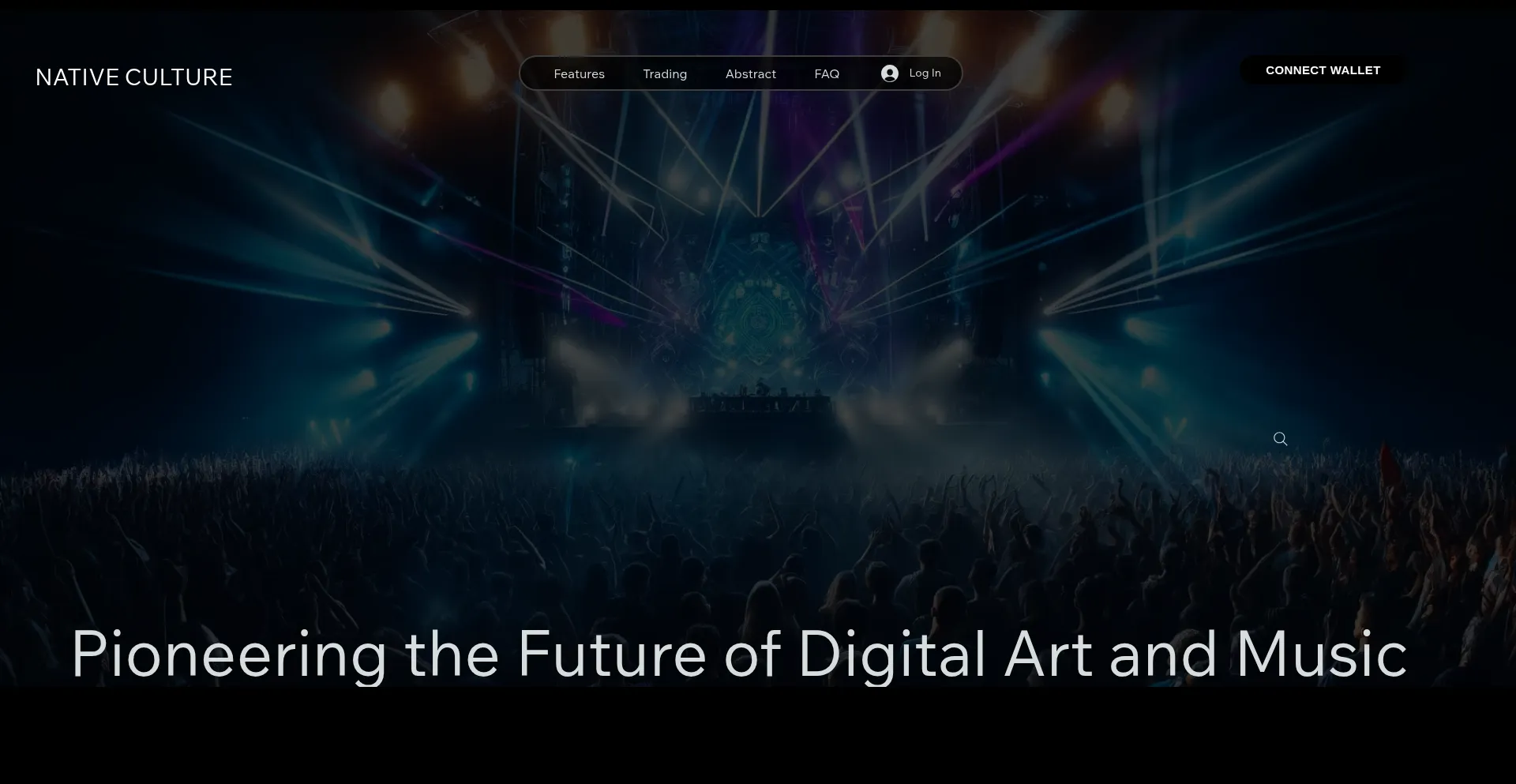 Website screenshot of Nativeculture.xyz