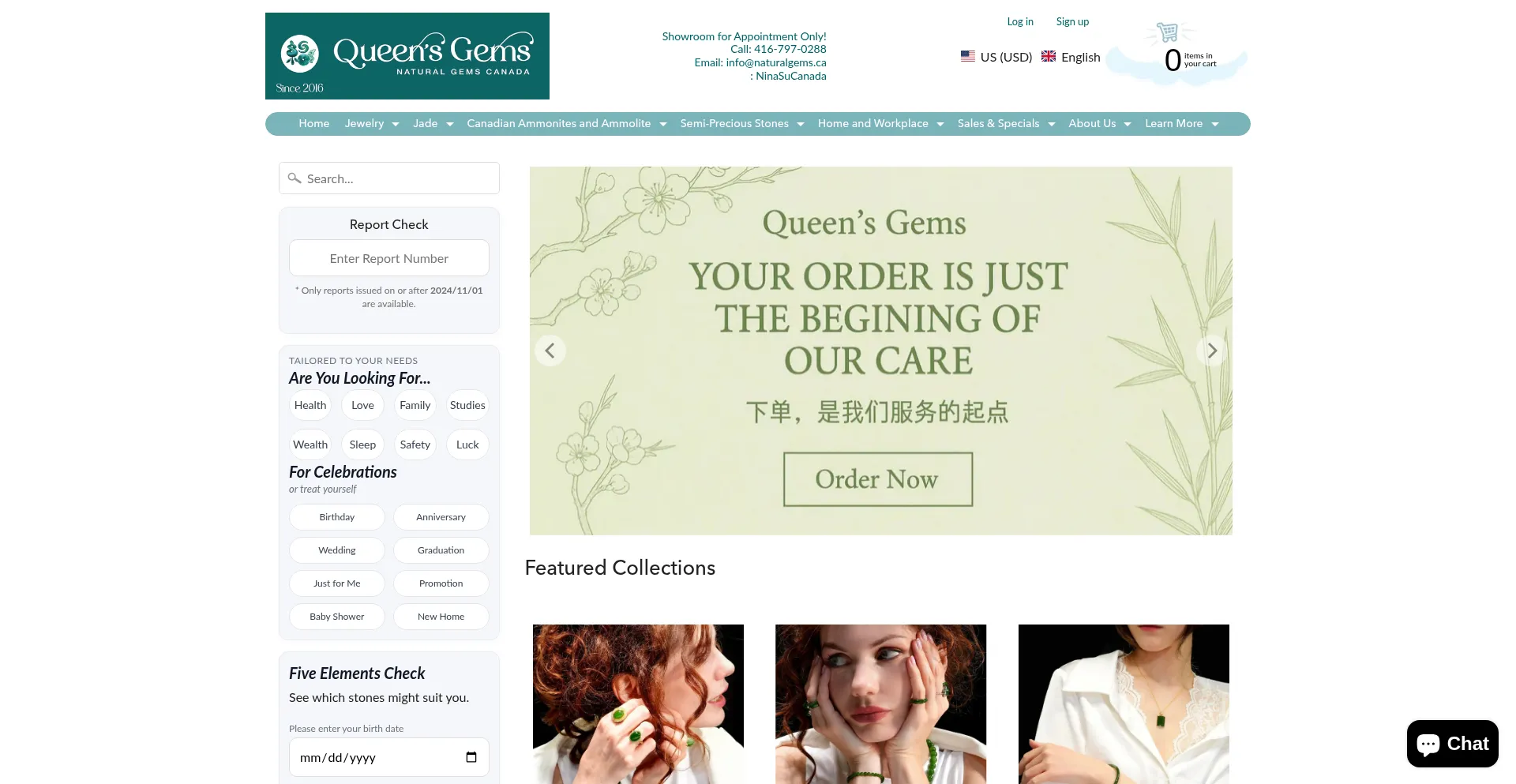 Naturalgems.ca Screenshot