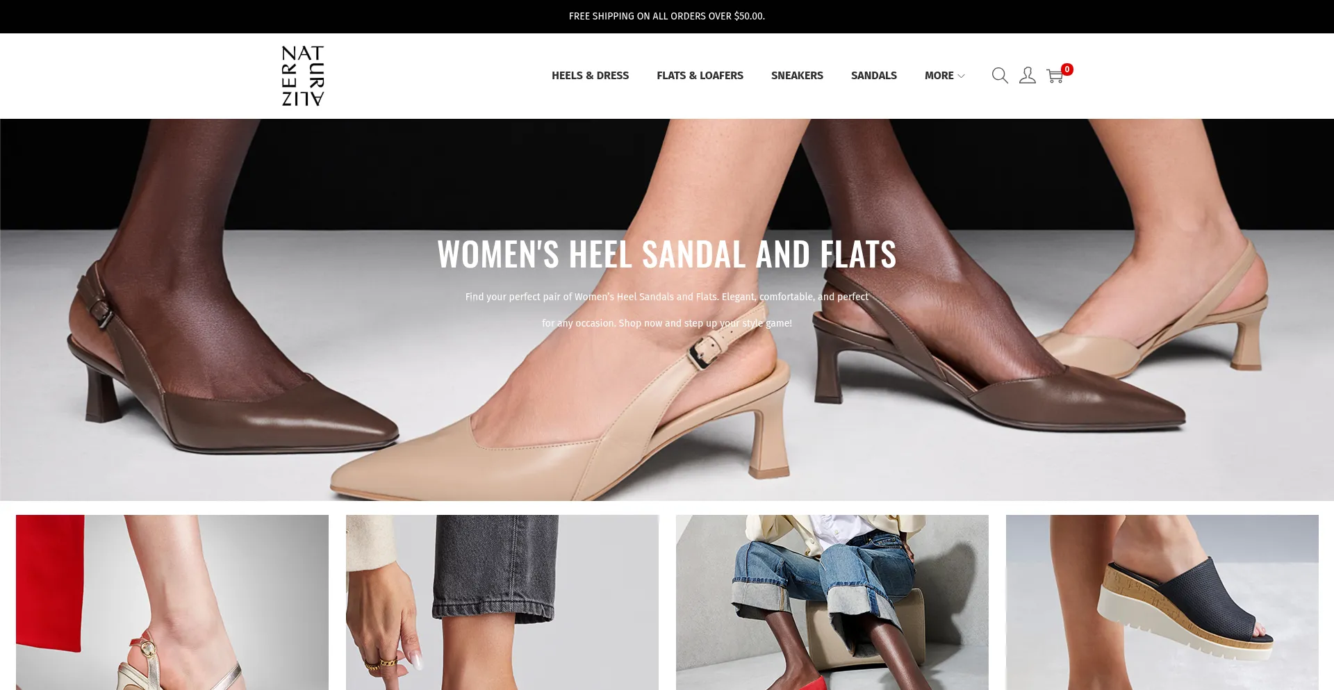 Naturalizerforwomen.com Screenshot