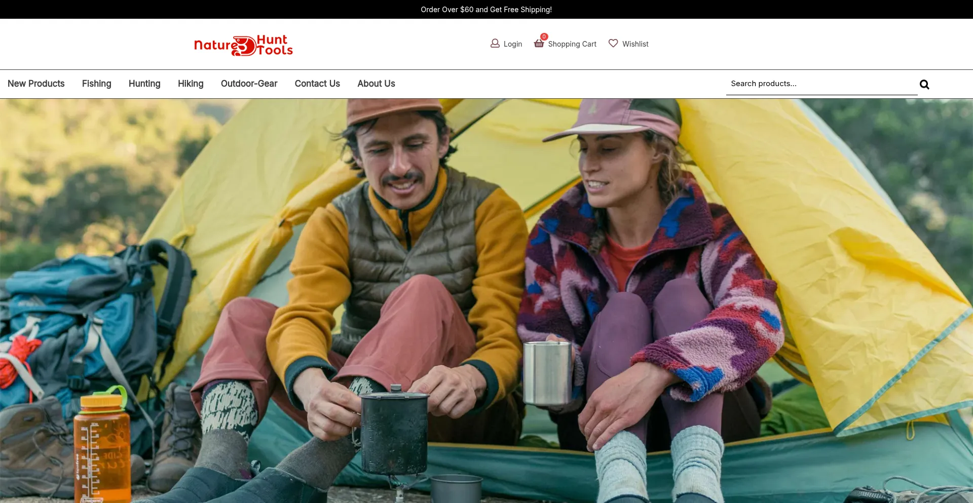 Naturehunttools.com Screenshot