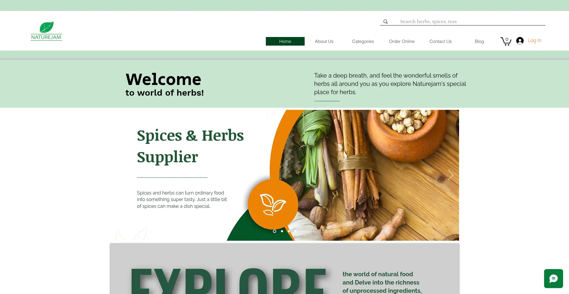 Website screenshot of Naturejamusa.com