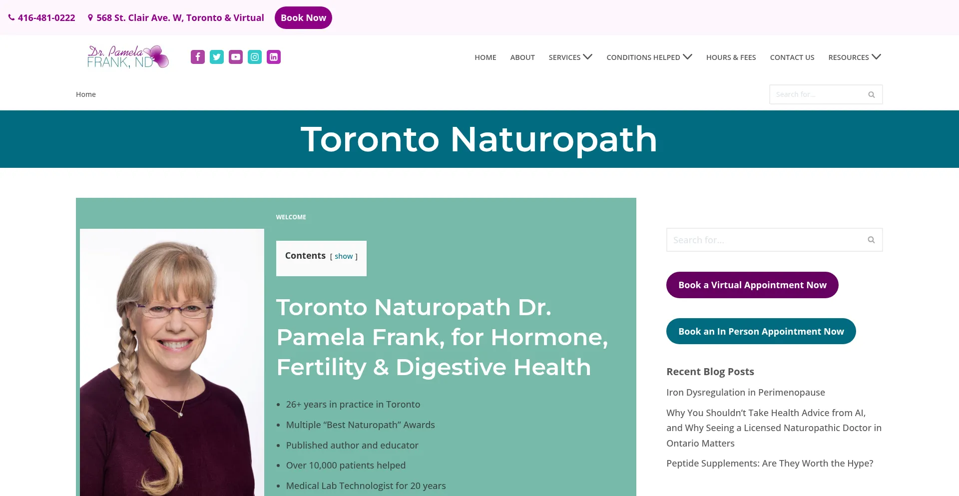 Naturopathtoronto.ca