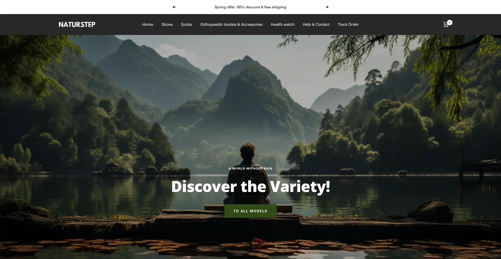 Website screenshot of Naturstep.co.uk