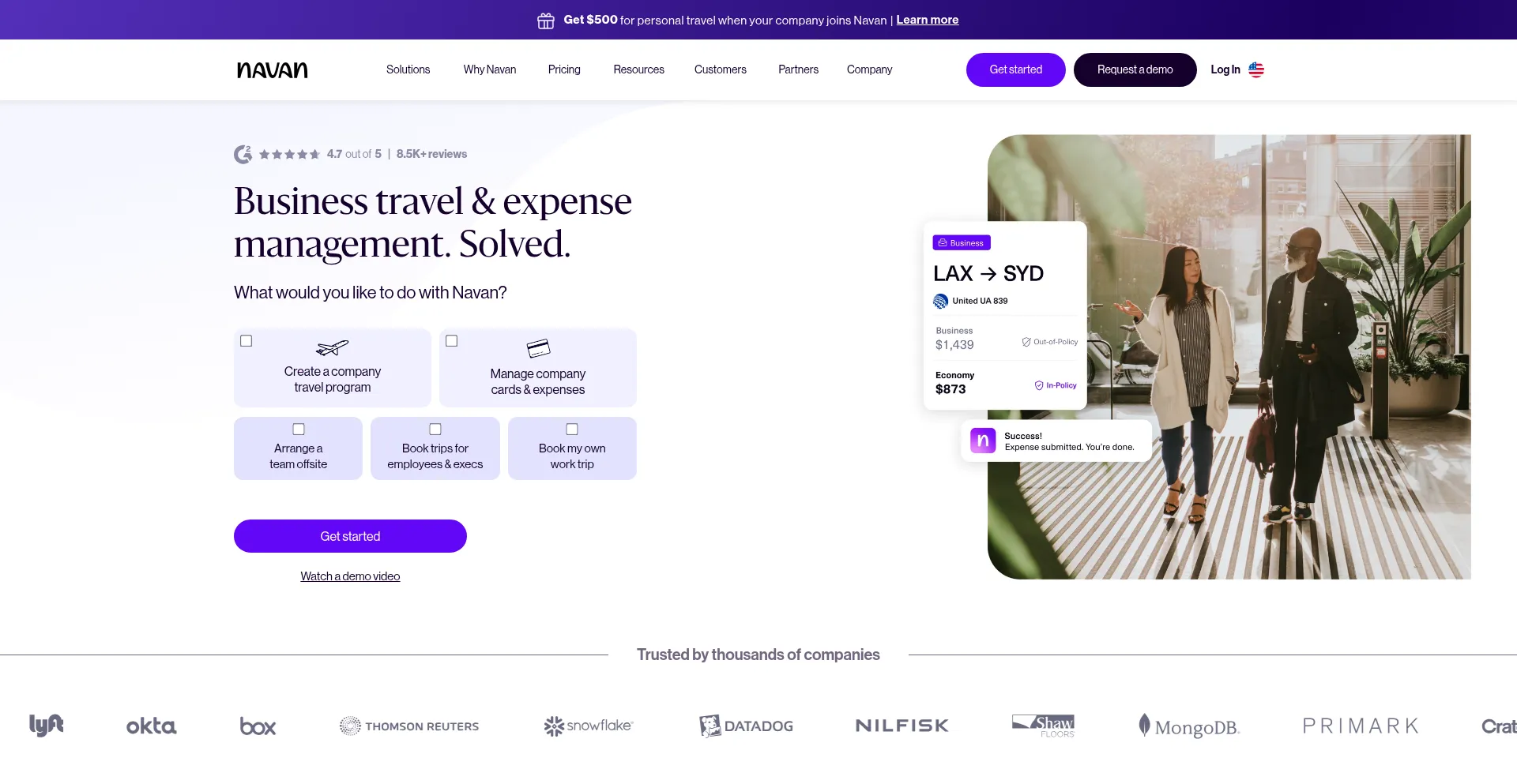 Navan.com Screenshot