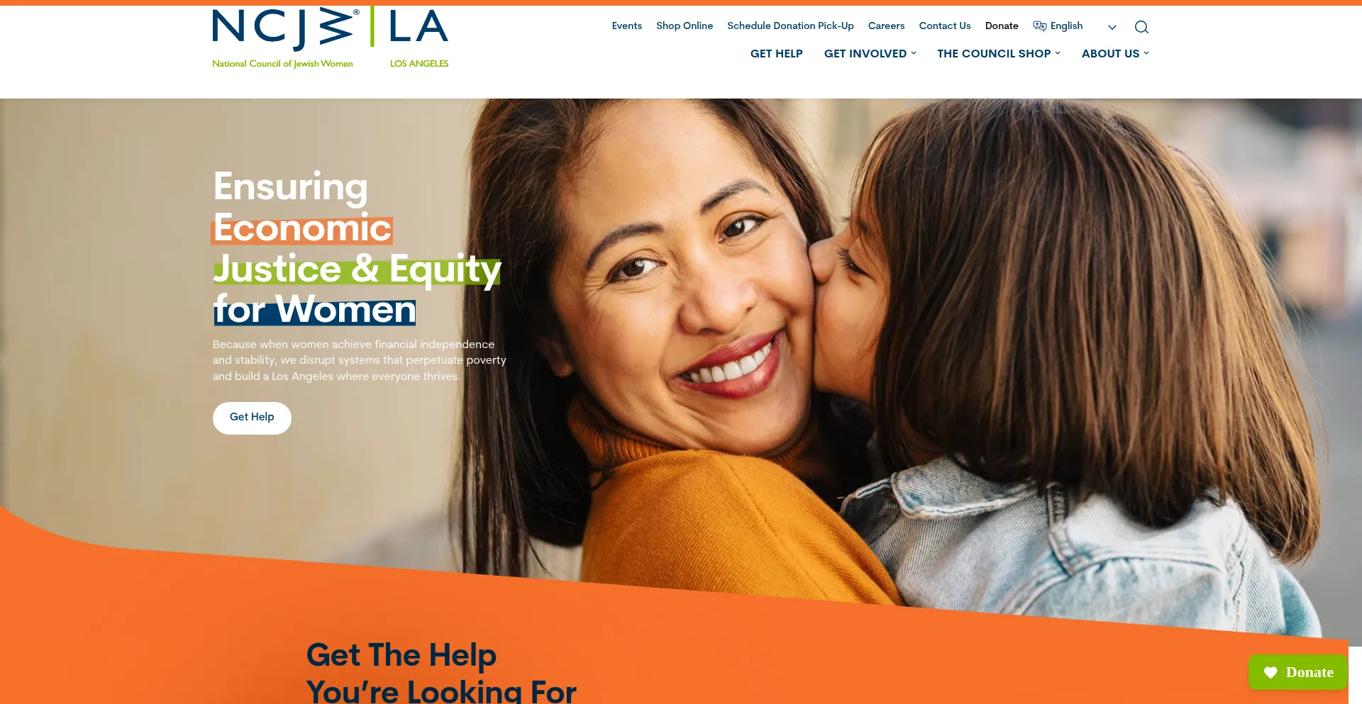 Website screenshot of Ncjwla.org