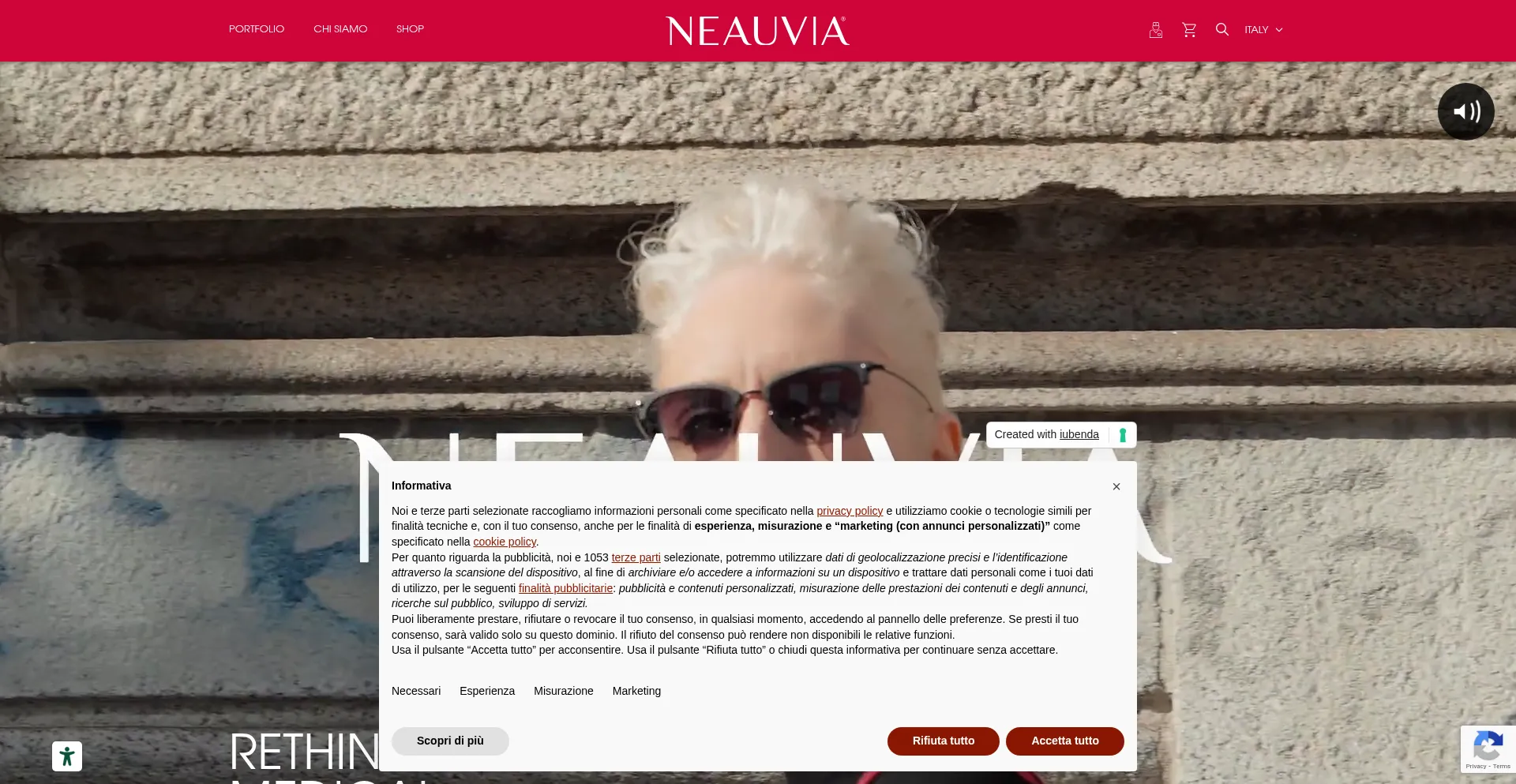 Neauvia.it Screenshot