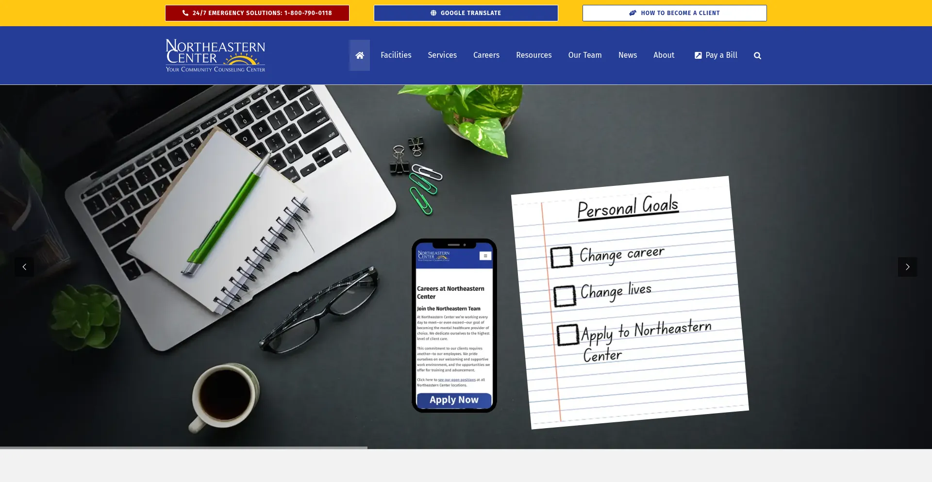 Nec.org Screenshot