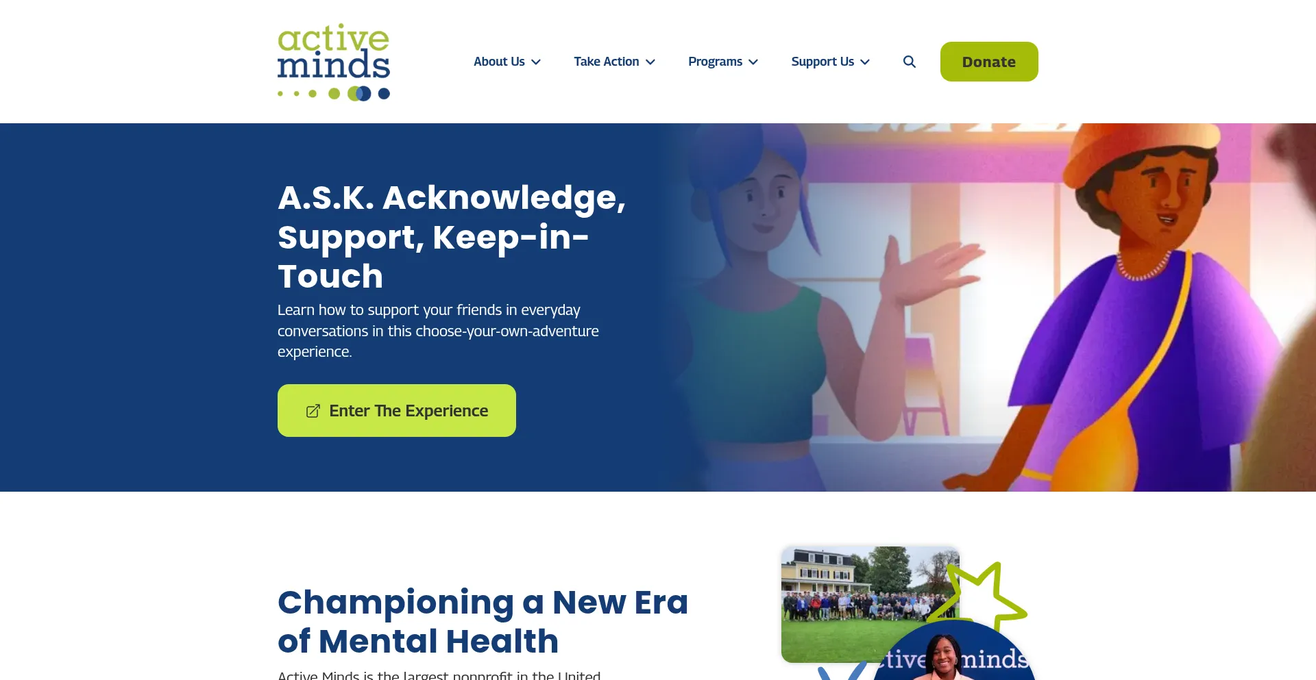 Website screenshot of Needyouhere.com