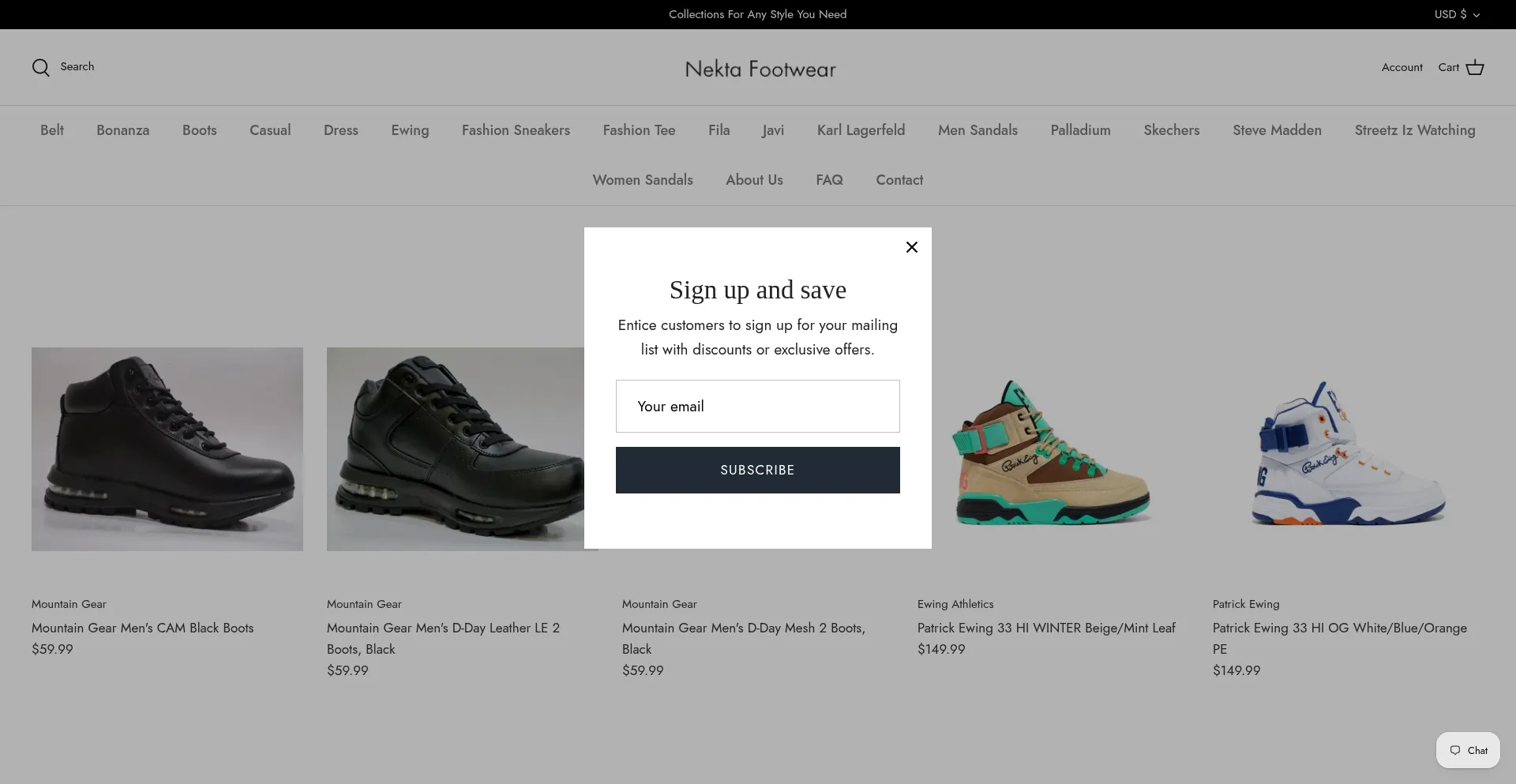 Nektafootwear.com